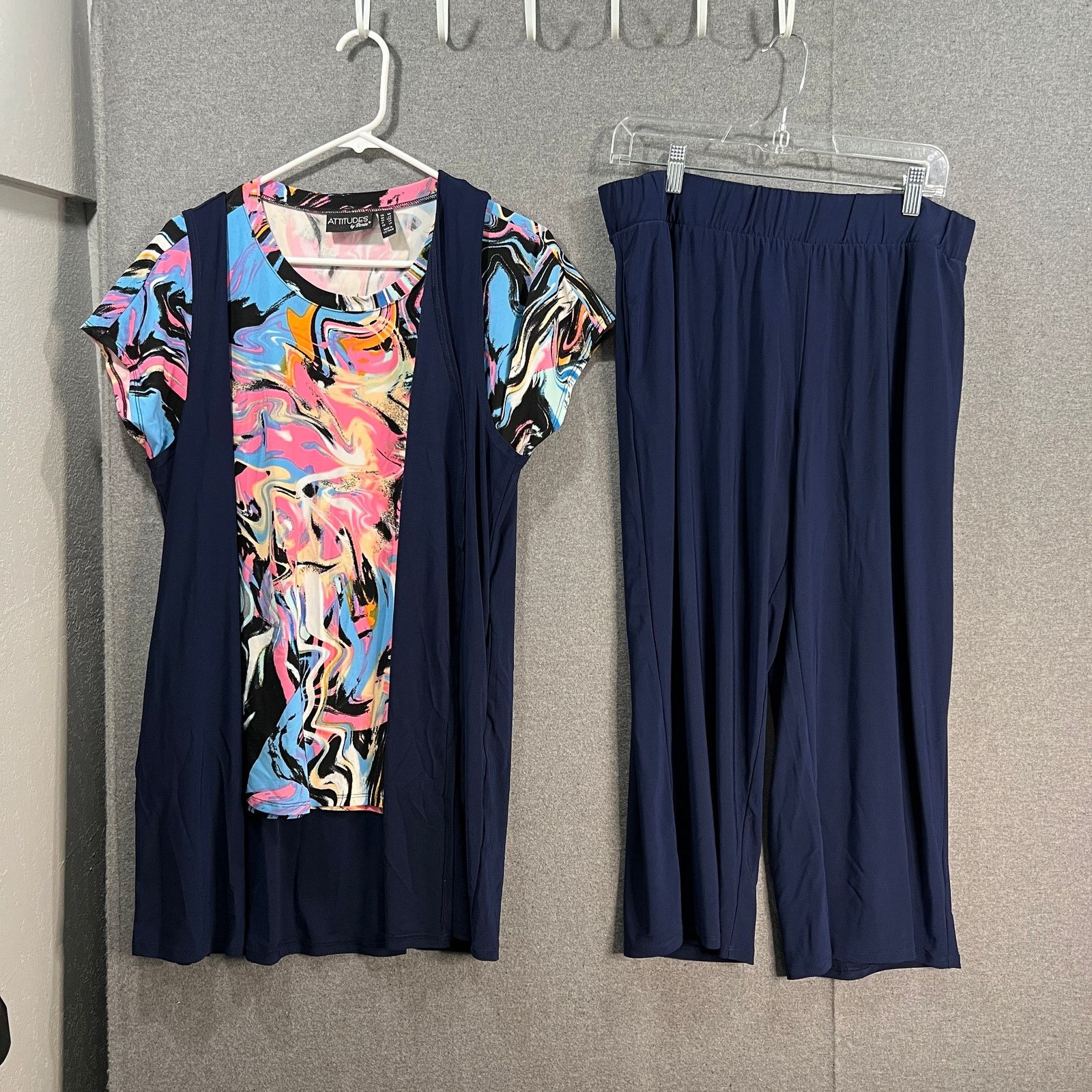 Other Attitudes by Renee Global Illusion 3 Piece Set Navy Ma Size M / US 6-8 / IT 42-44 - 1 Thumbnail