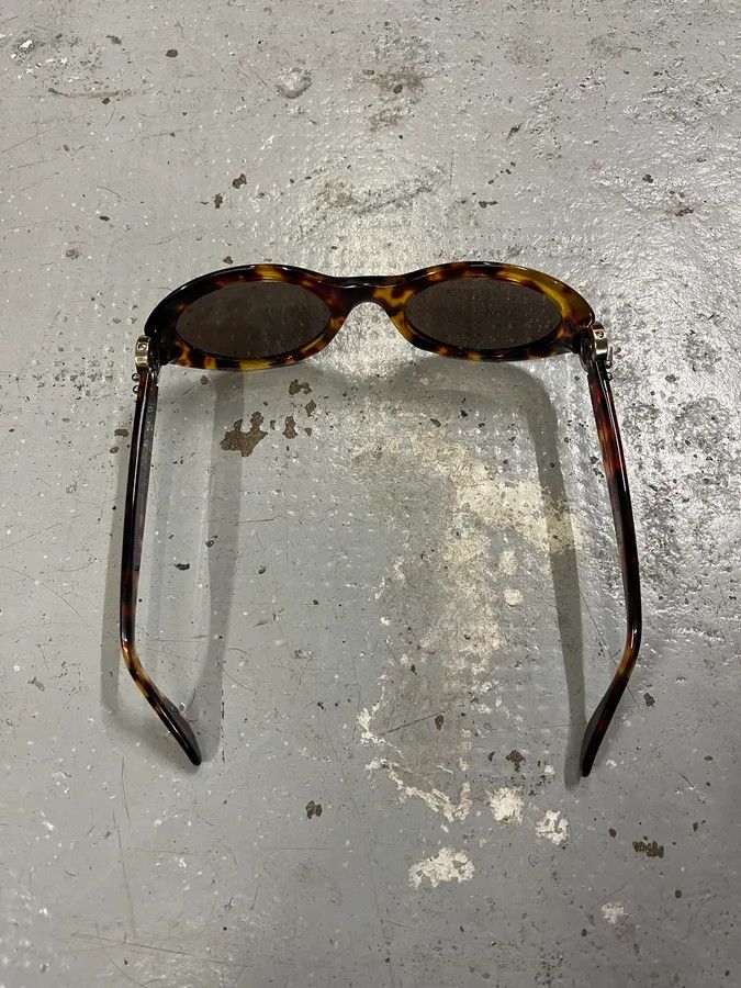 Gianfranco Ferre 1990s Gianfranco Ferre Brown Marble Sunglasses Size ONE SIZE - 4 Thumbnail