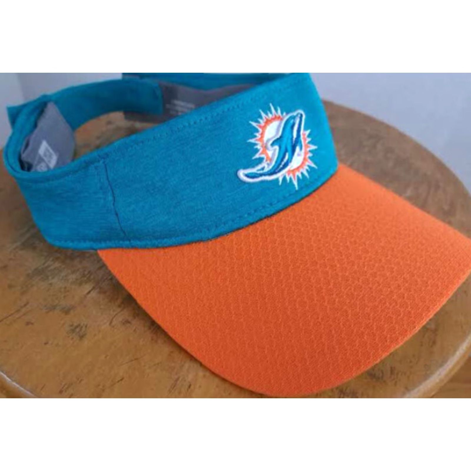 New Era New Era Miami Dolphins Visor Hat Adjustable Unisex Adults Multicolor Football Cap Size ONE SIZE - 2 Thumbnail