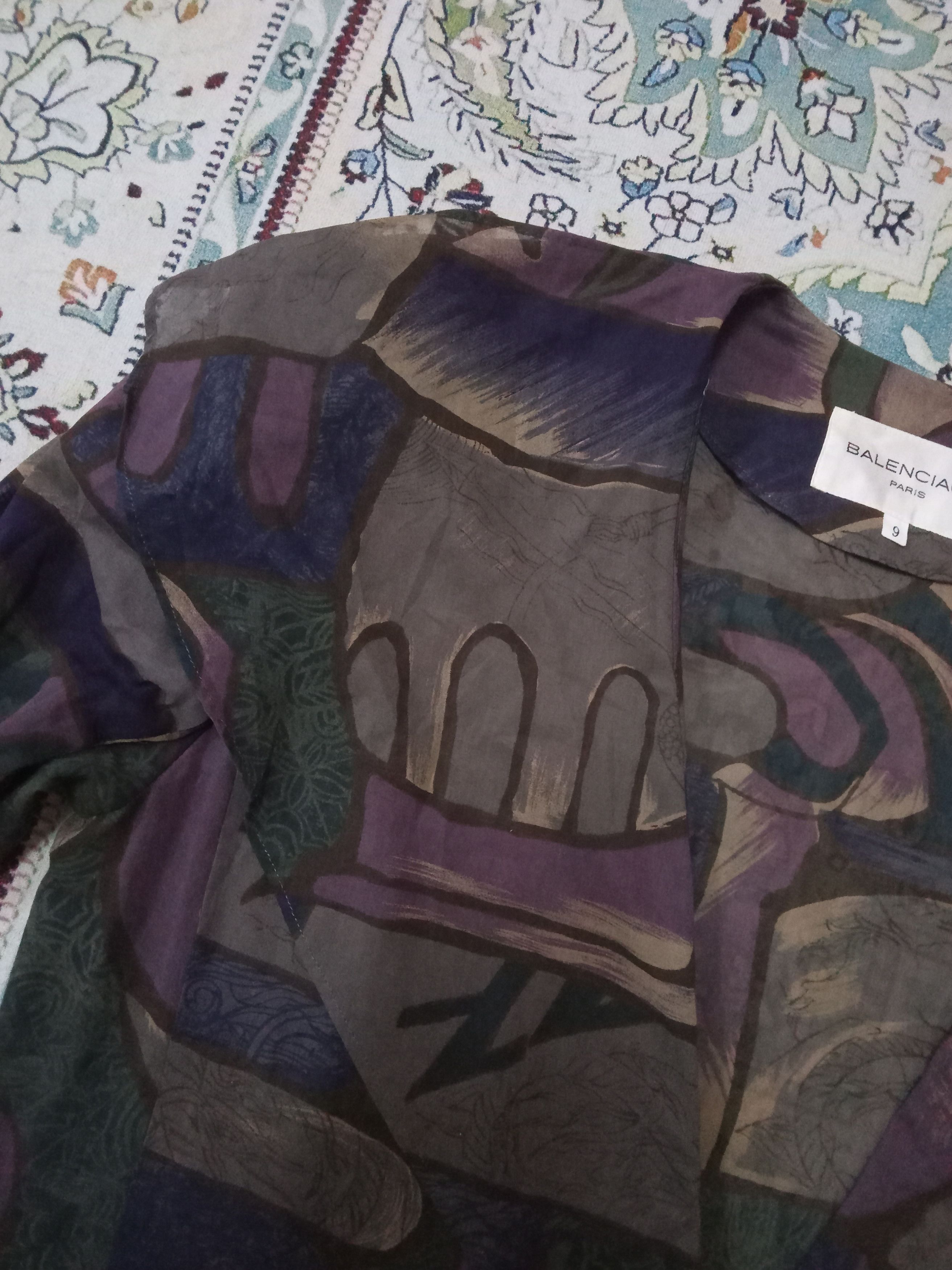 Balenciaga Balenciaga Rare Design Blouse / Top Size L / US 10 / IT 46 - 5 Thumbnail