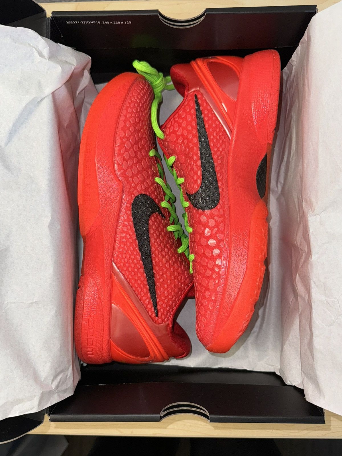 Nike Nike Kobe 6 Protro Reverse Grinch Size US 10.5 / EU 43-44 - 2 Thumbnail