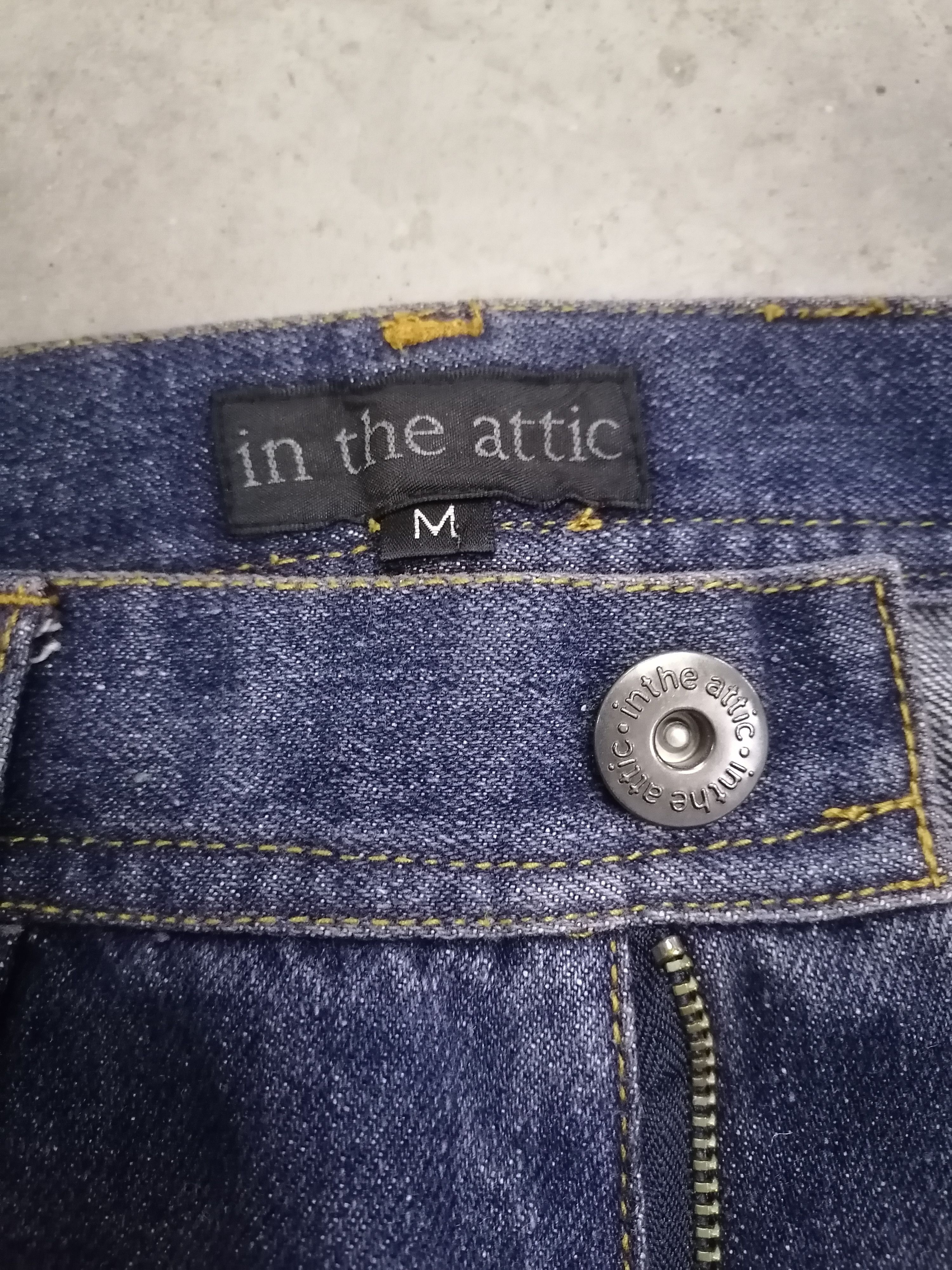 14th Addiction × In The Attic × Le Grande Bleu (L.G.B.) In The Attic Illustration Denim Pants Size US 31 - 7 Thumbnail