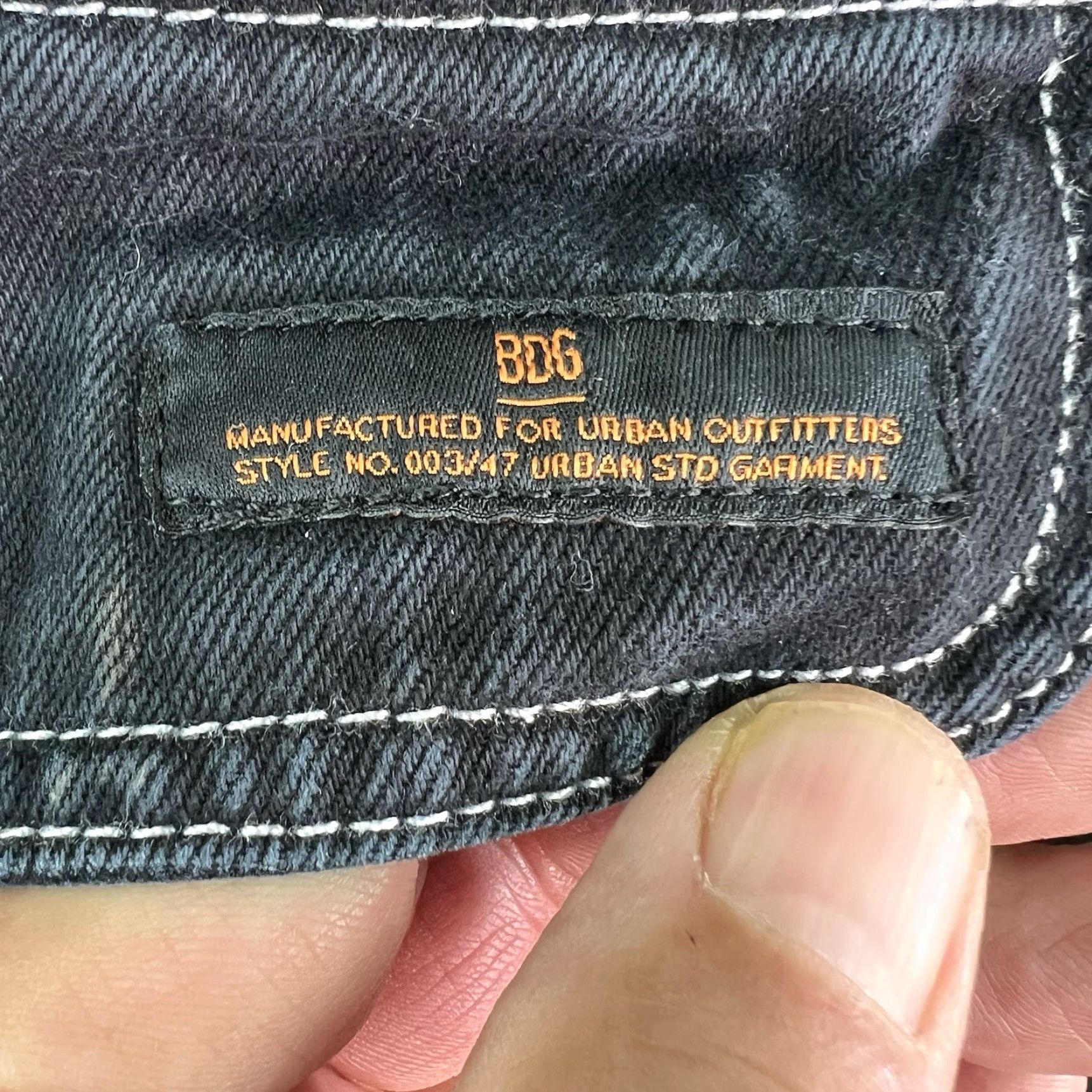 Urban Outfitters Vintage Urban Outfitters BDG Skate Cargo Jeans Pants Women Size 25 Black 90s Retro Size 42" / US 20 - 5 Thumbnail