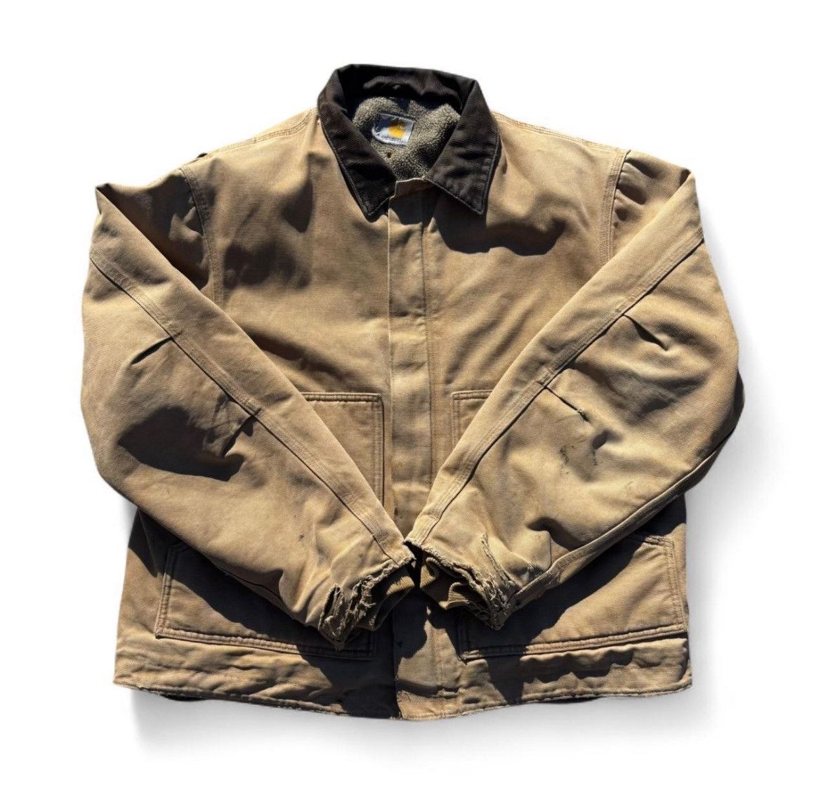 Carhartt Vintage Distressed Carhartt Detroit Jacket Size US XL / EU 56 / 4 - 2 Thumbnail