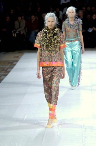 Issey Miyake Issey Miyake Archive SS2001 Runway Iridescent Jacquard Skirt Size 27" / US 4 / IT 40 - 20 Thumbnail