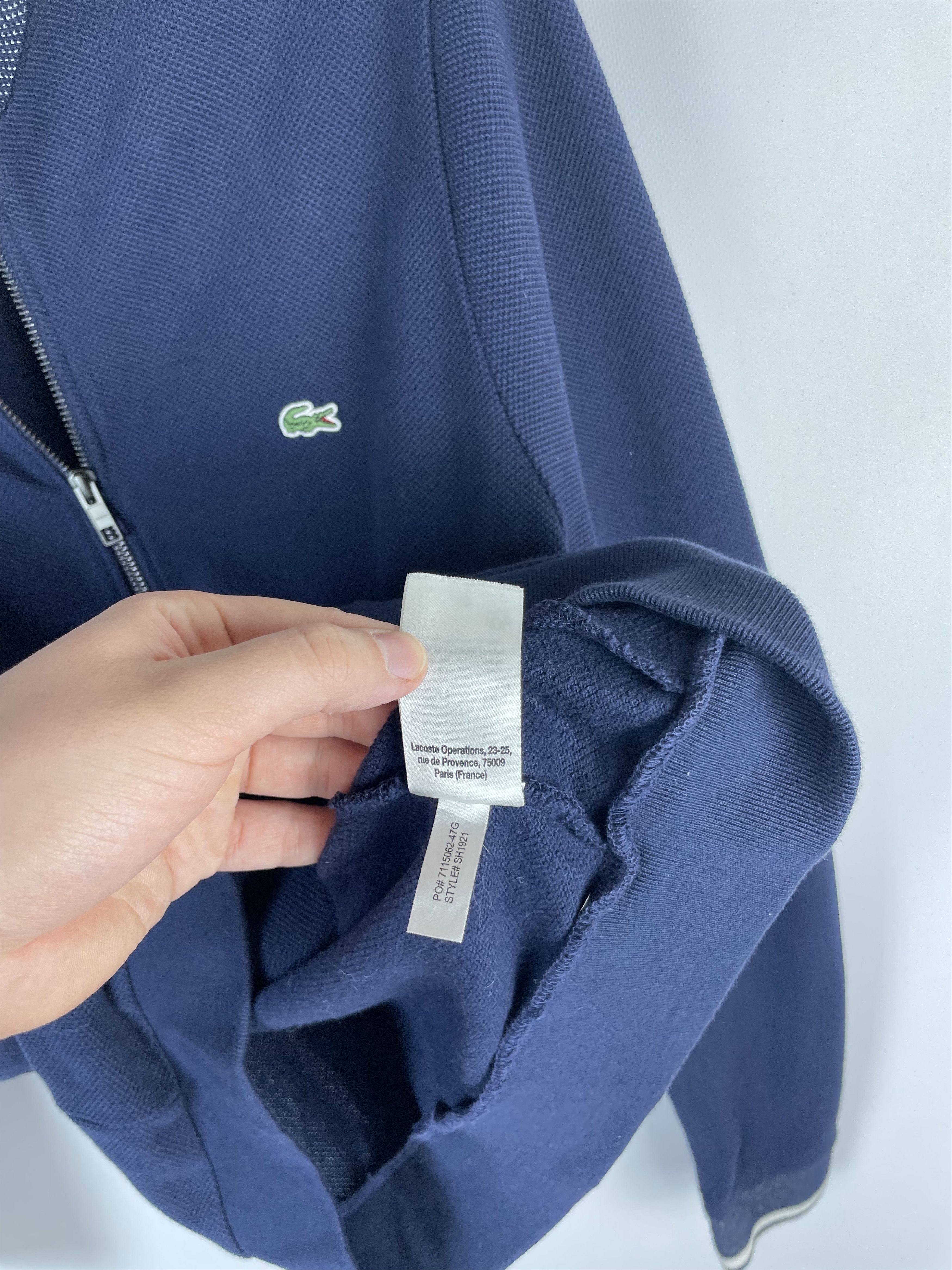 Lacoste Y2K Vintage Lacoste Zip Knitwear Size US S / EU 44-46 / 1 - 8 Thumbnail
