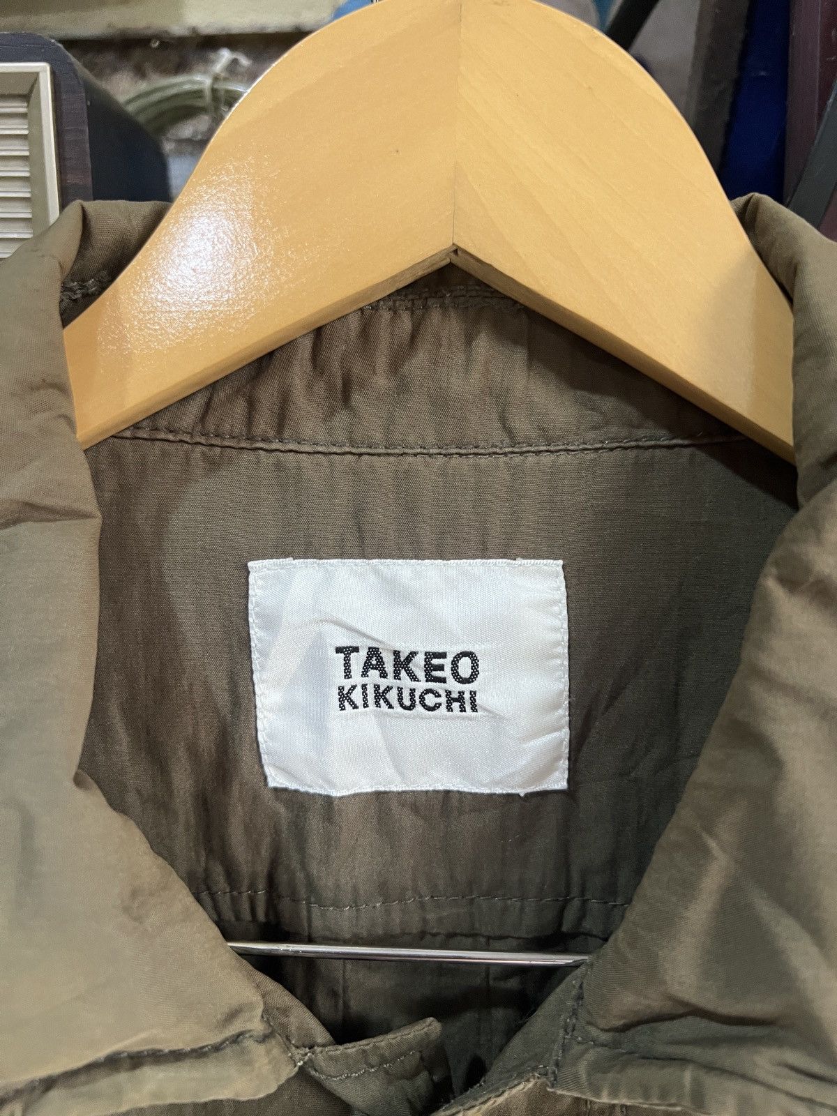 Takeo Kikuchi 🔥Takeo Kikuchi Button Up Overshirt Size US M / EU 48-50 / 2 - 9 Thumbnail