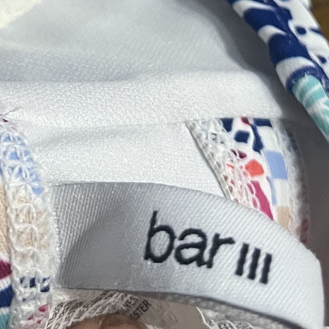 Bar III Aztec Sunset Print Underwire Bikini Top Small Beach Vacation Size ONE SIZE - 4 Thumbnail