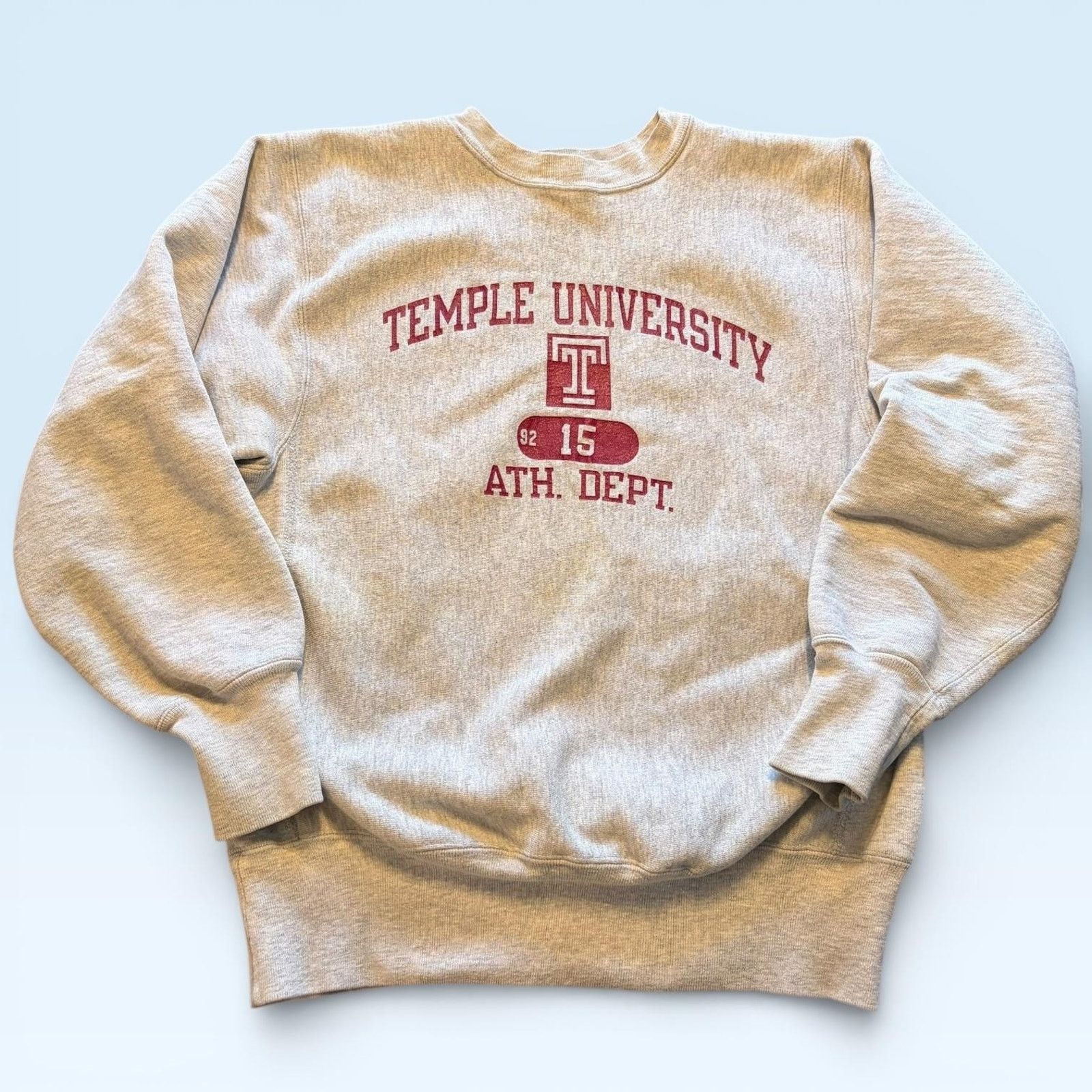 Champion Vtg Temple University L Champion Reverse Weave Team Issued Size US L / EU 52-54 / 3 - 1 Thumbnail