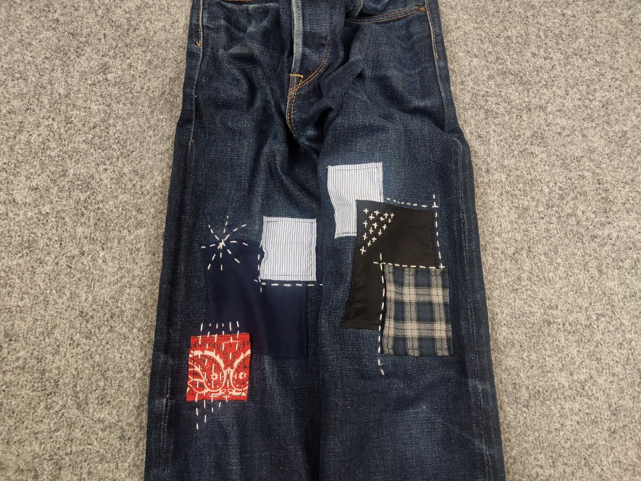 Edwin Vintage Edwin Japan Made Embroidered Selvedge Denim Jeans Size US 34 / EU 50 - 5 Thumbnail