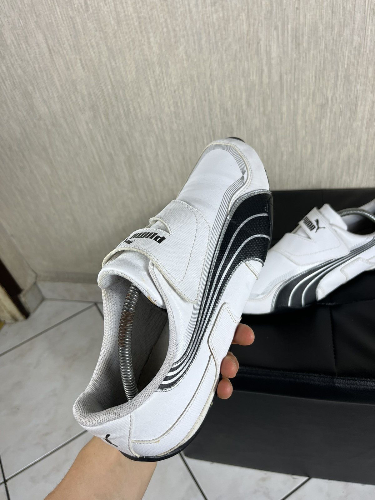 Puma Vintage Puma speed cat velcro y2k sneakers shoes retro logo Size US 11 / EU 44 - 12 Thumbnail