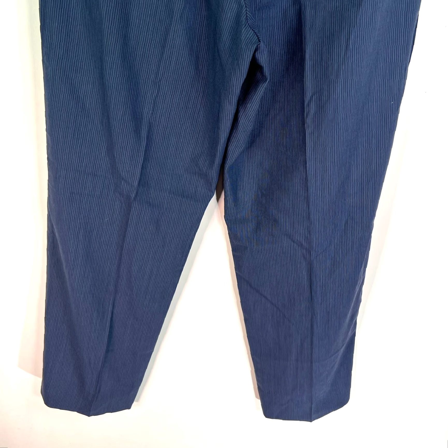Vintage Zignone Dress Pants Men 36 Black 100% Wool Super 100's Knit Flat Front Zip 30in Regular Straight Leg Italy Size US 36 / EU 52 - 6 Thumbnail