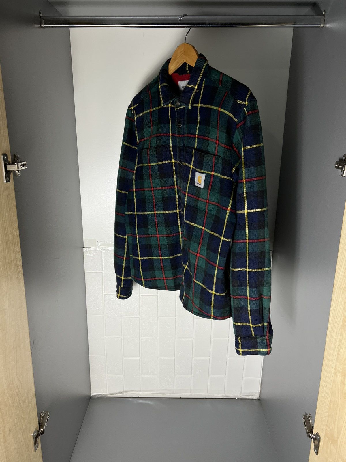 Carhartt Wip VINTAGE CARHARTT WIP FLANNEL DESIGNER JACKET RETRO Y2K 90s Size US M / EU 48-50 / 2 - 12 Thumbnail