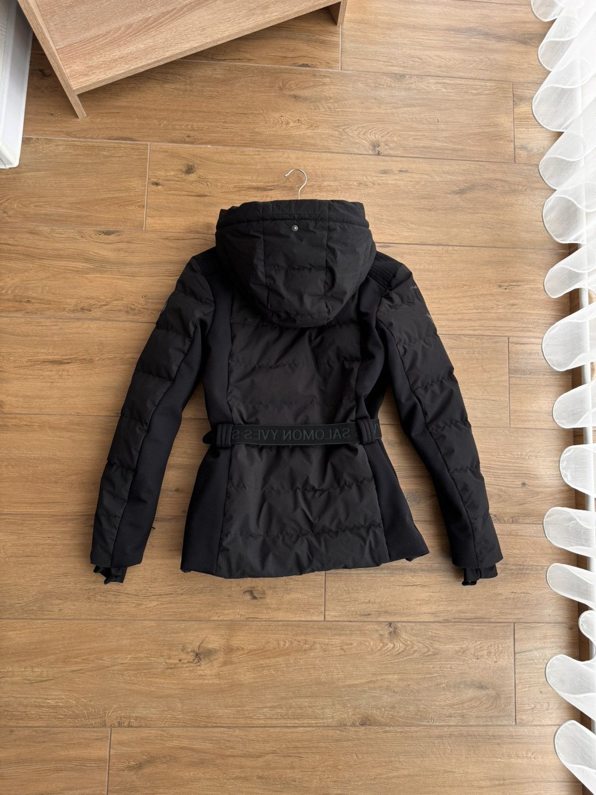 Vintage × Yves Salomon Yves Salomon Shearling Trimmed Luxury W' Black Ski Jacket Size S / US 4 / IT 40 - 18 Thumbnail