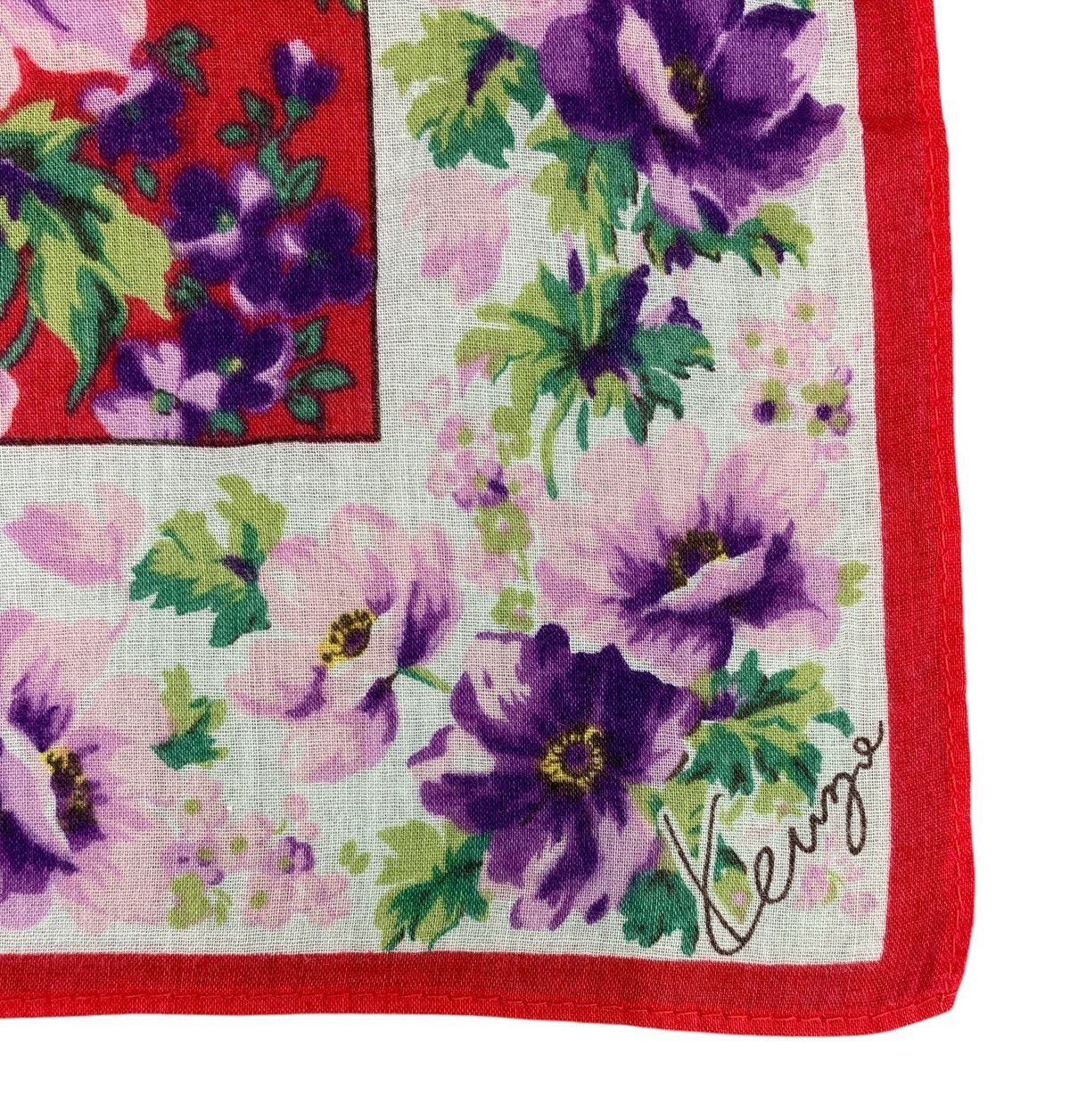 Kenzo × Vintage Vintage Kenzo Handkerchief Scarf Neckerchief - HKA997 Size ONE SIZE - 8 Thumbnail