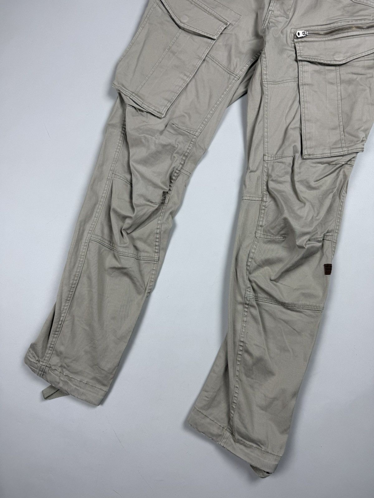 Designer G Star Raw Rovic Zip 3D Tapered Cargo Pants Trousers Size US 29 - 3 Thumbnail