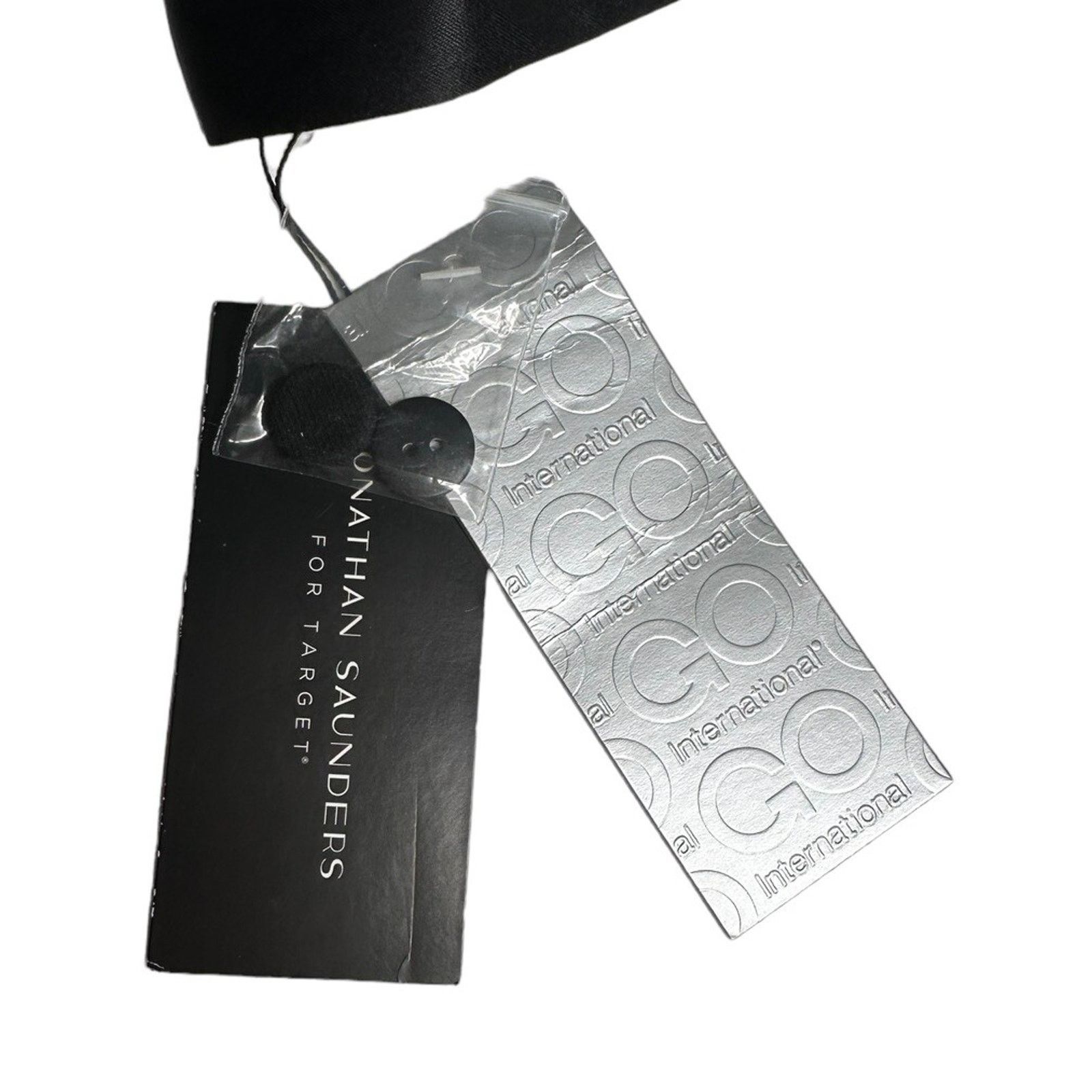 Other Jonathan Saunders Tuxedo Dress Black Chiffon Collared Size 5 Size XS / US 0-2 / IT 36-38 - 11 Thumbnail