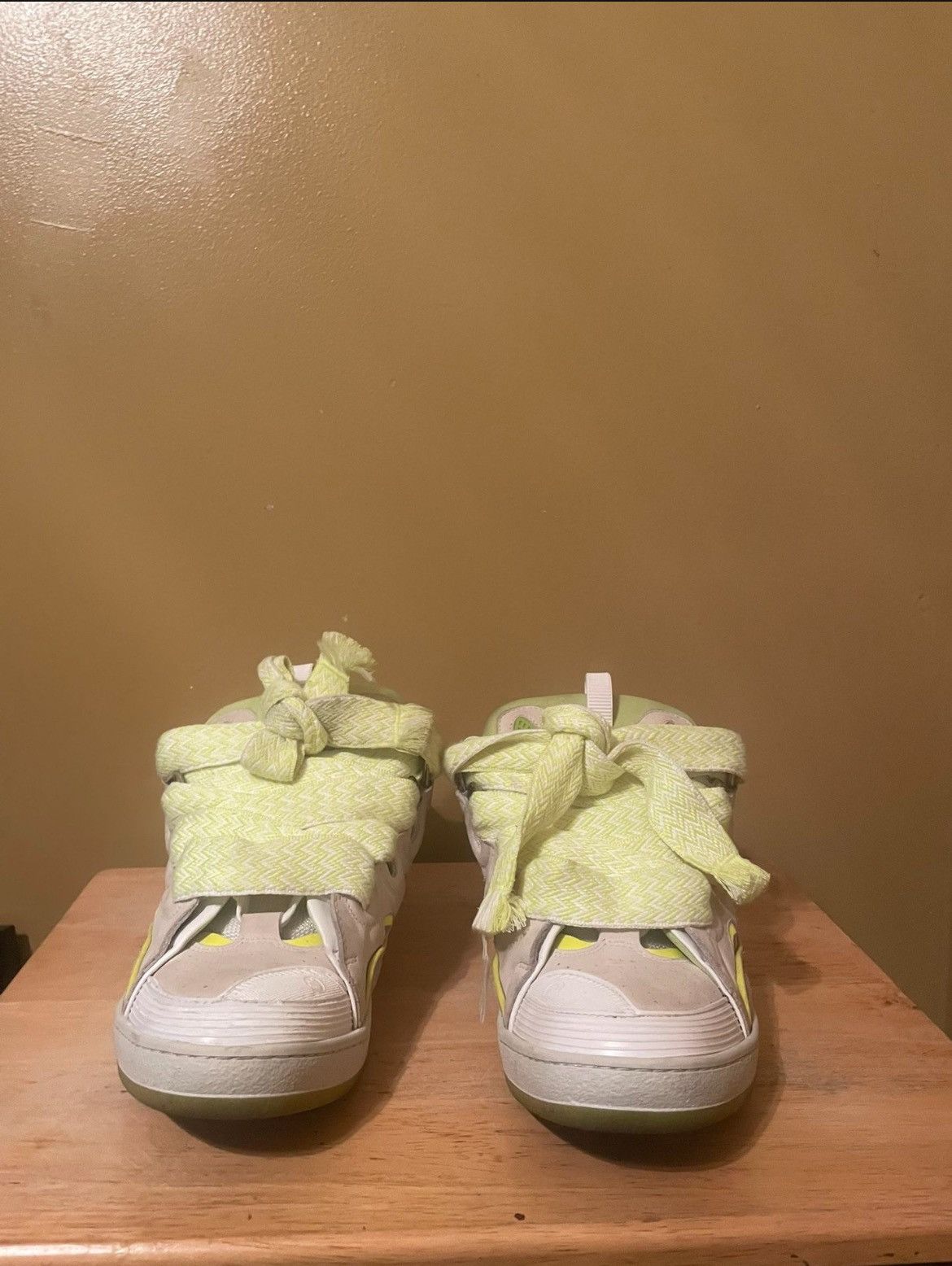 Lanvin lime green and white lanvin curbs Size US 11 / EU 44 - 1 Thumbnail