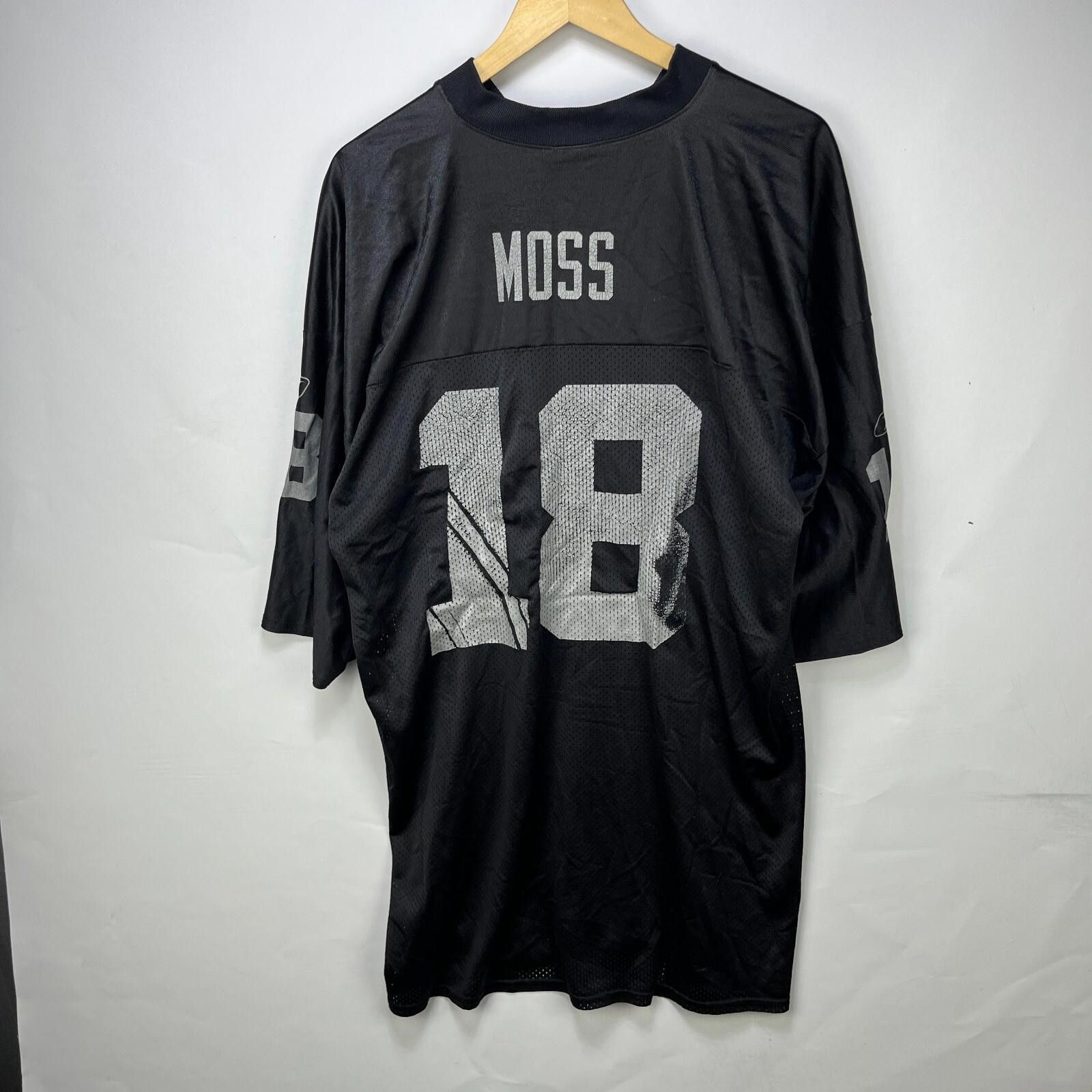 Reebok Vintage Oakland Raiders NFL Randy Moss Reebok Jersey 2XL Size ONE SIZE - 4 Thumbnail