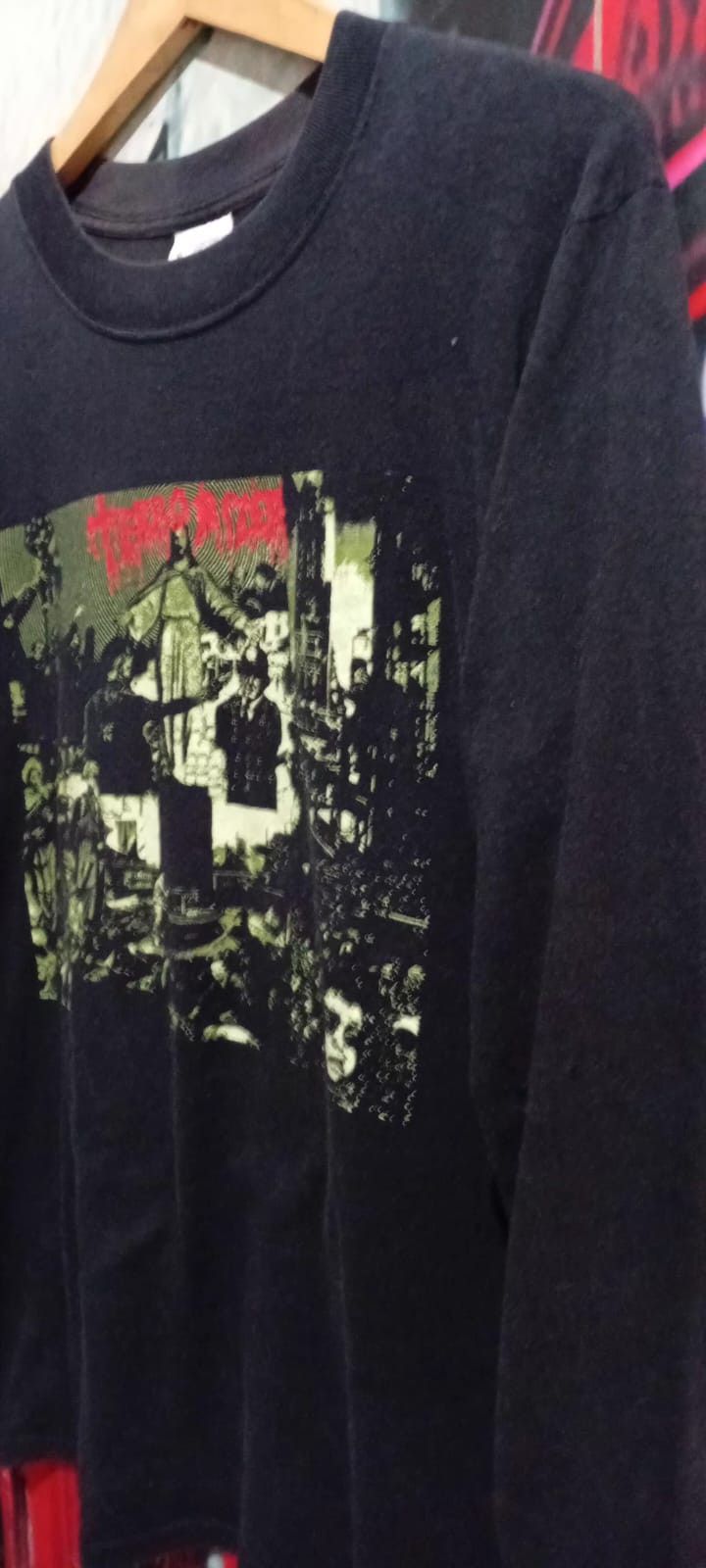 Band Tees Rare Vtg Terrorizer LS screen stars Size US M / EU 48-50 / 2 - 5 Thumbnail