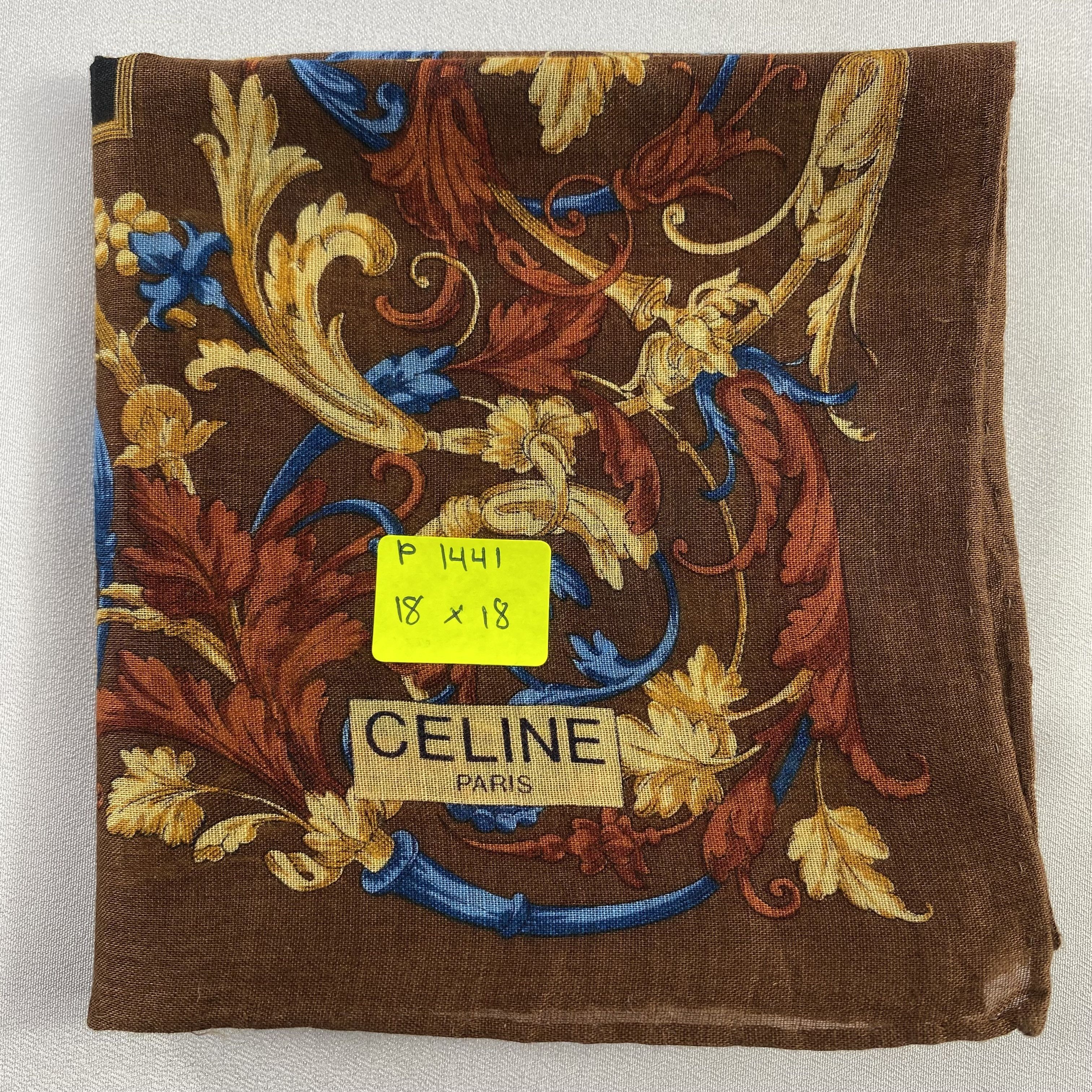 Celine × Vintage Celine Handkerchief / Neckerchief / Bandana-P1441 Size ONE SIZE - 5 Thumbnail