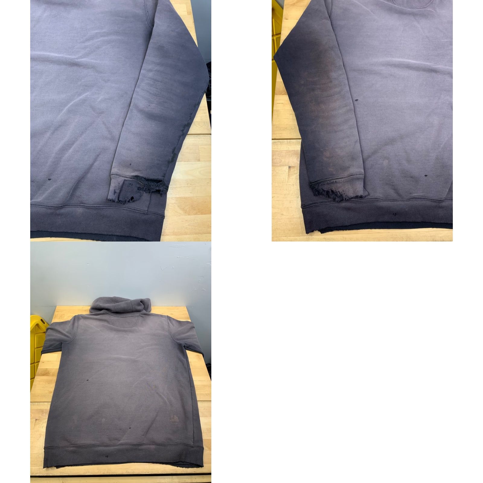 Carhartt Carhartt Hoodie Mens L Tall Blue Faded Distress Pullover 11797 Grunge Outdoor Winter Size US L / EU 52-54 / 3 - 9 Thumbnail
