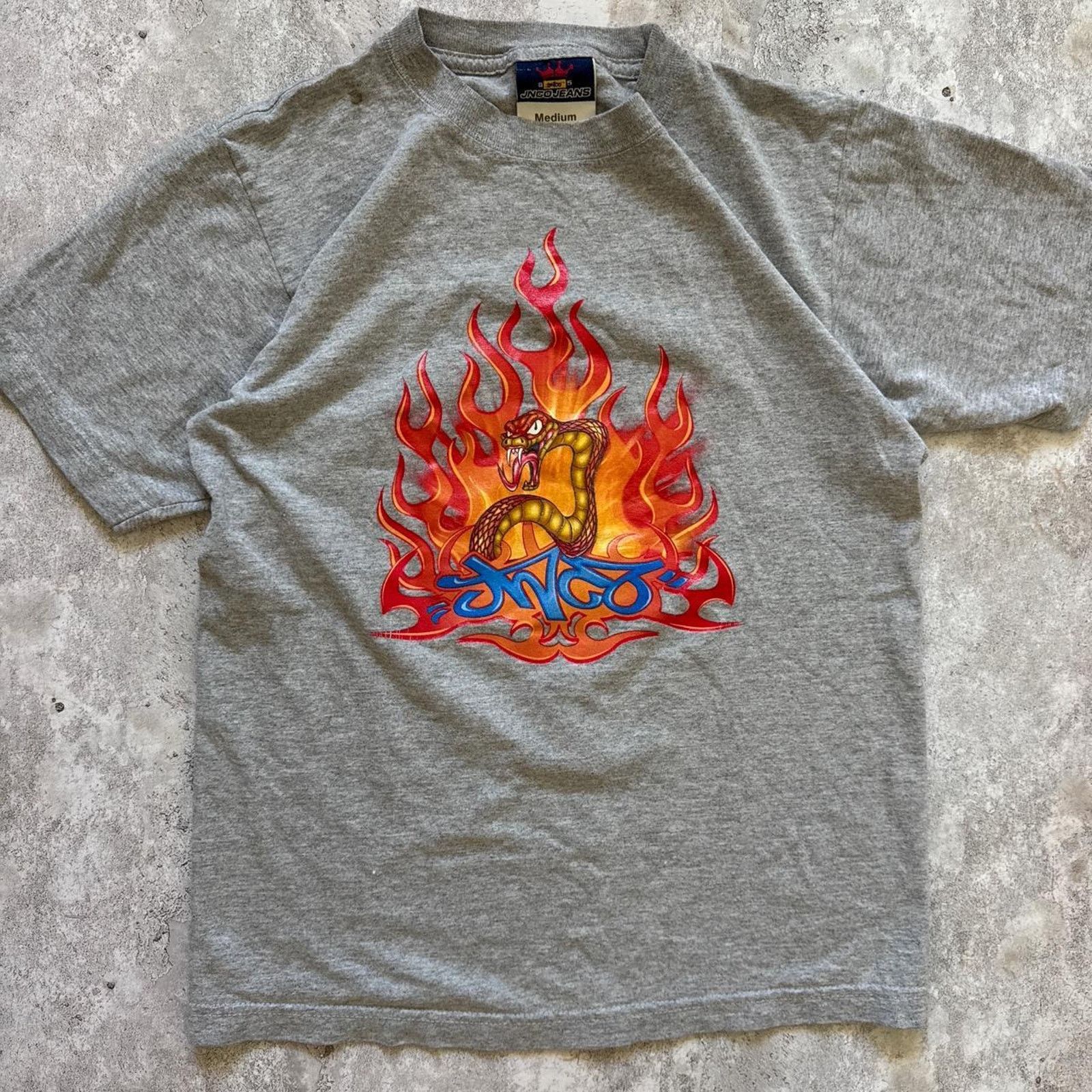 JNCO 90s Vintage JNCO Snake Graphic T-Shirt – Size Small Size US S / EU 44-46 / 1 - 1 Thumbnail