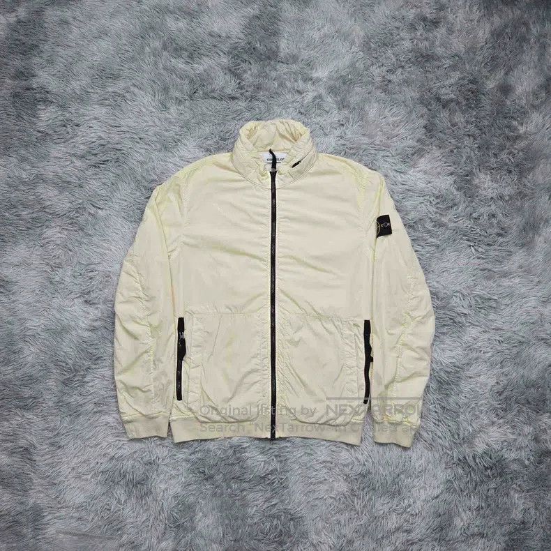 Stone Island Stone Island Cream Yellow Logo Half-Zip Hooded Jacket Size US L / EU 52-54 / 3 - 1 Thumbnail