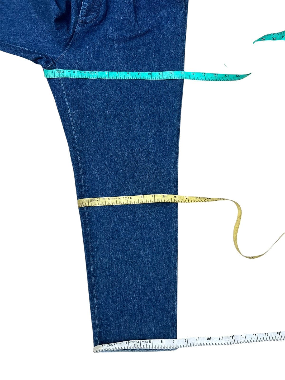 5351 POUR LES HOMMES John Mason Smith Japan Denim Trouser Pant Size US 32 / EU 48 - 3 Thumbnail