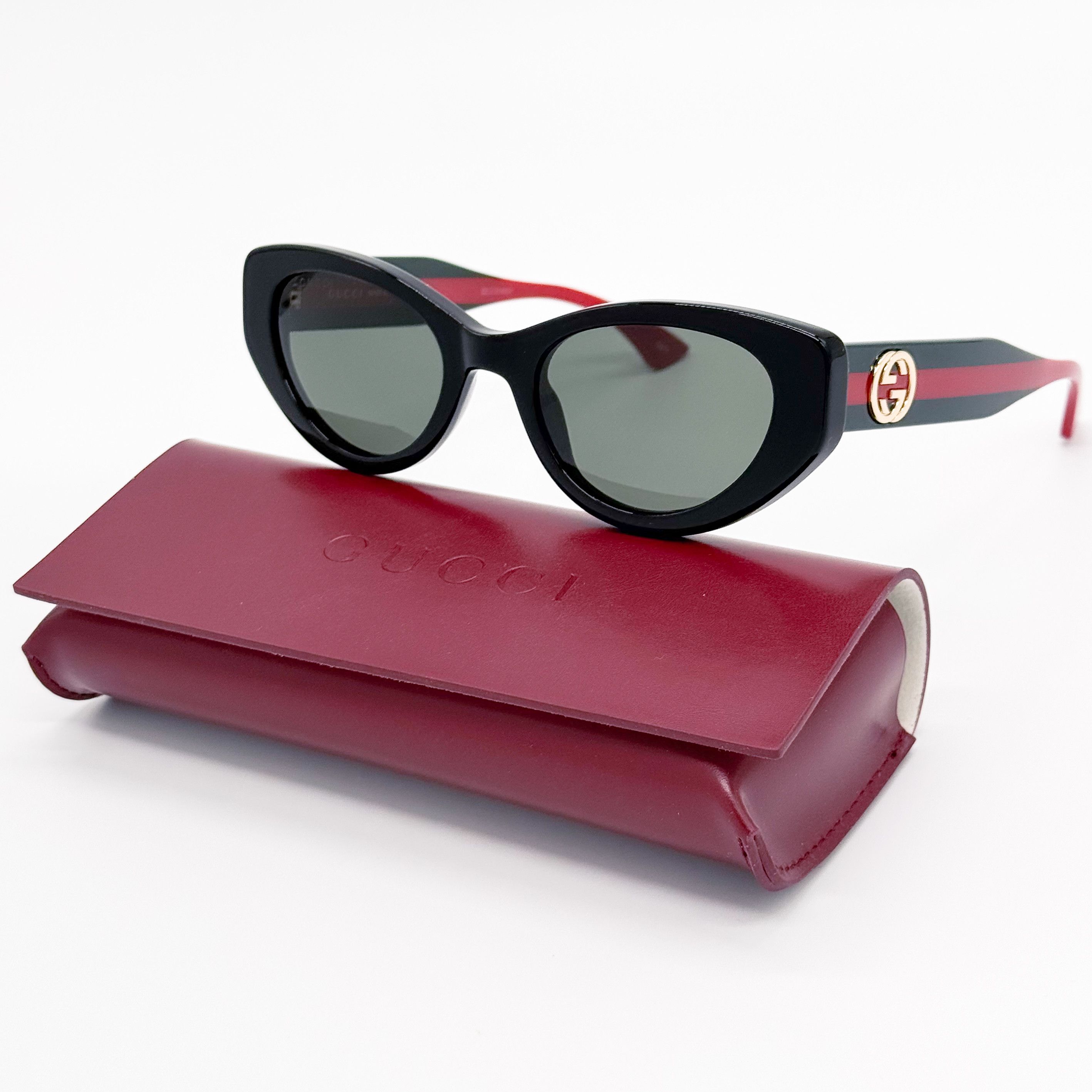 Gucci NEW GUCCI GG1862S 001 CAT EYE BLACK WOMEN SUNGLASSES GUCCI Size ONE SIZE - 1 Thumbnail