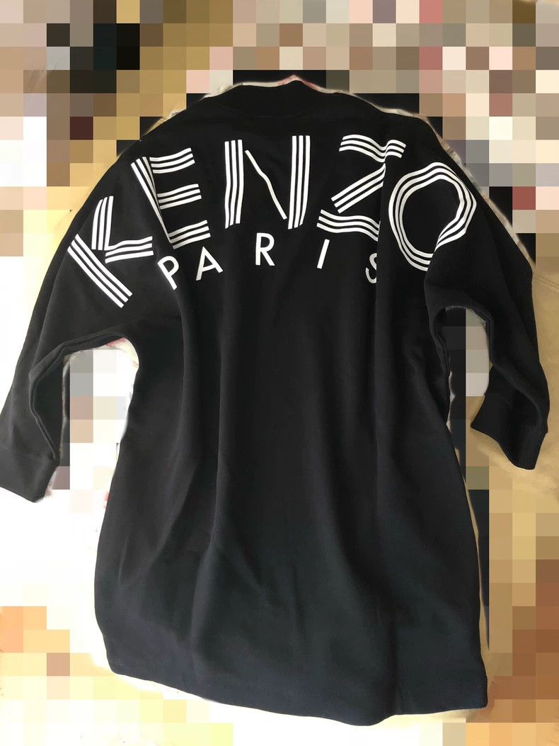 Kenzo KENZO Lettered hoodie mid-length dress Size S / US 4 / IT 40 - 3 Thumbnail