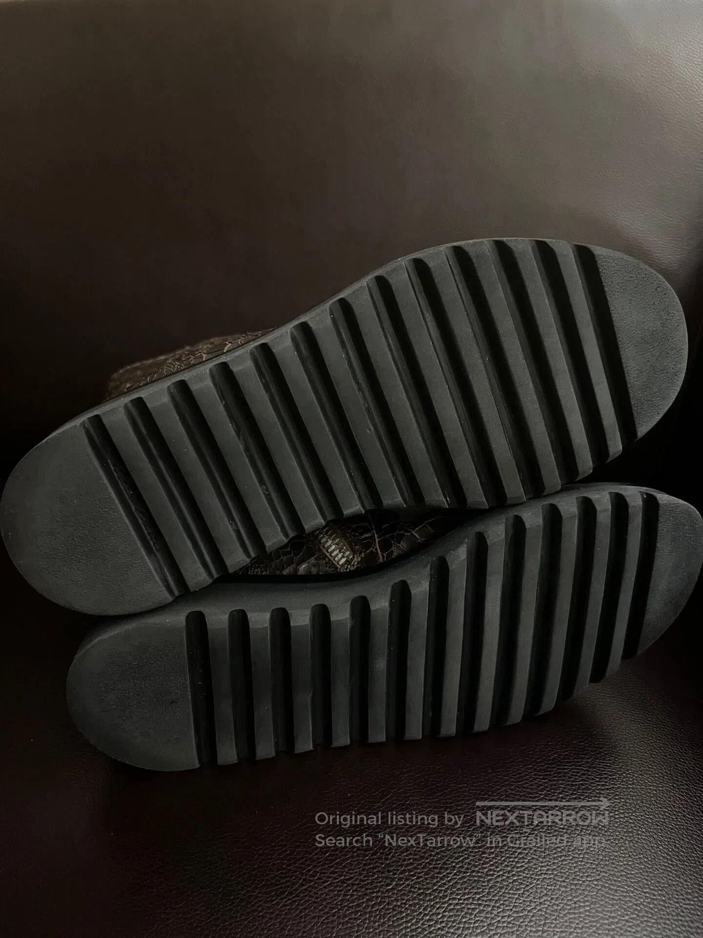 Rick Owens Rick Owens Cracked Leather Military Boots. Size US 7 / EU 40 - 9 Thumbnail
