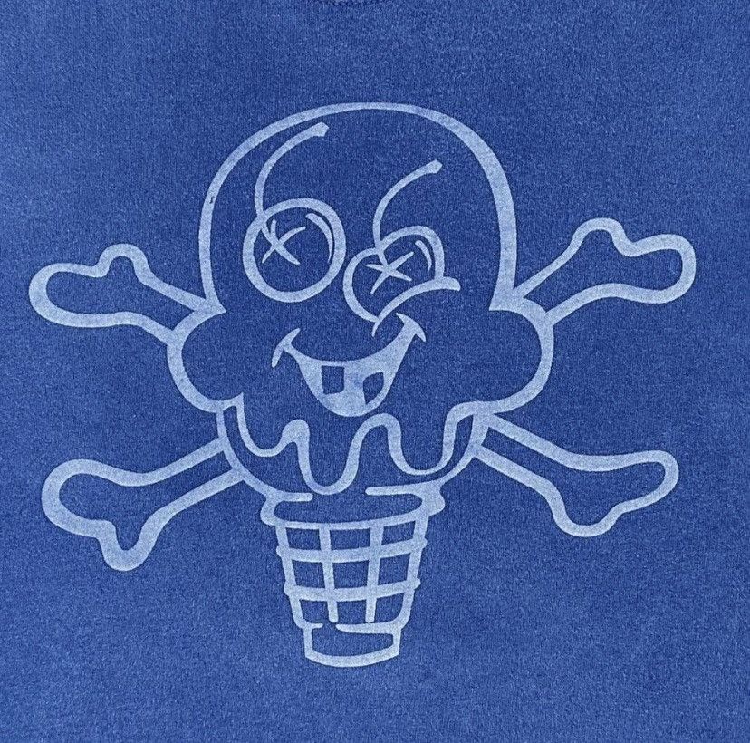 Icecream ICECREAM x Billionare Boys Club Blue Logo Crew Neck T Shirt Size US XL / EU 56 / 4 - 2 Thumbnail