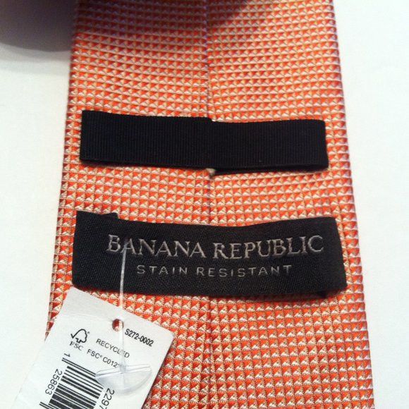 Banana Republic BANANA REPUBLIC MEN'S NEW 100%SILK TIE WIDTH: 3" Size ONE SIZE - 3 Thumbnail