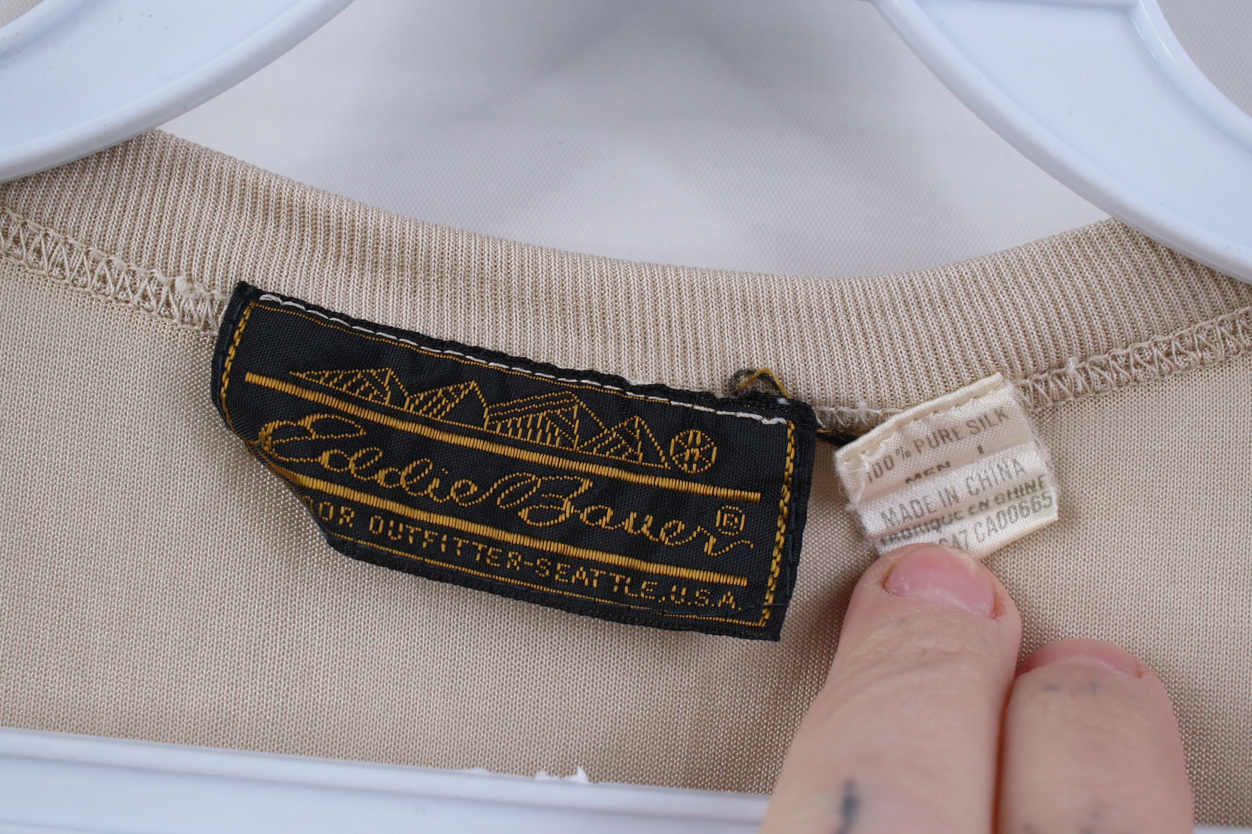 Eddie Bauer Vintage 90s Eddie Bauer Thermal Knit Long Sleeve T-Shirt Size US L / EU 52-54 / 3 - 4 Thumbnail