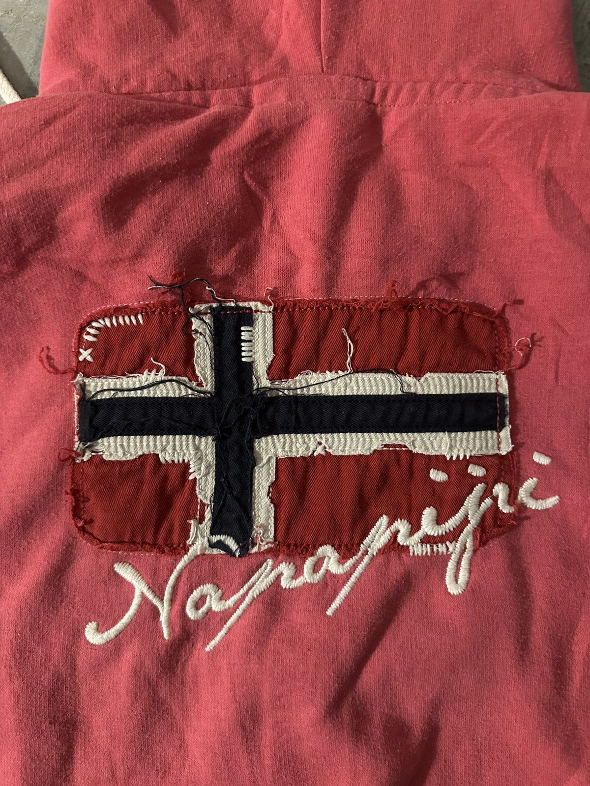 Napapijri Napapijri Full Zip Hoodie Sherpa Lined pink Streetwear Size XXL / US 16-18 / IT 52-54 - 4 Thumbnail