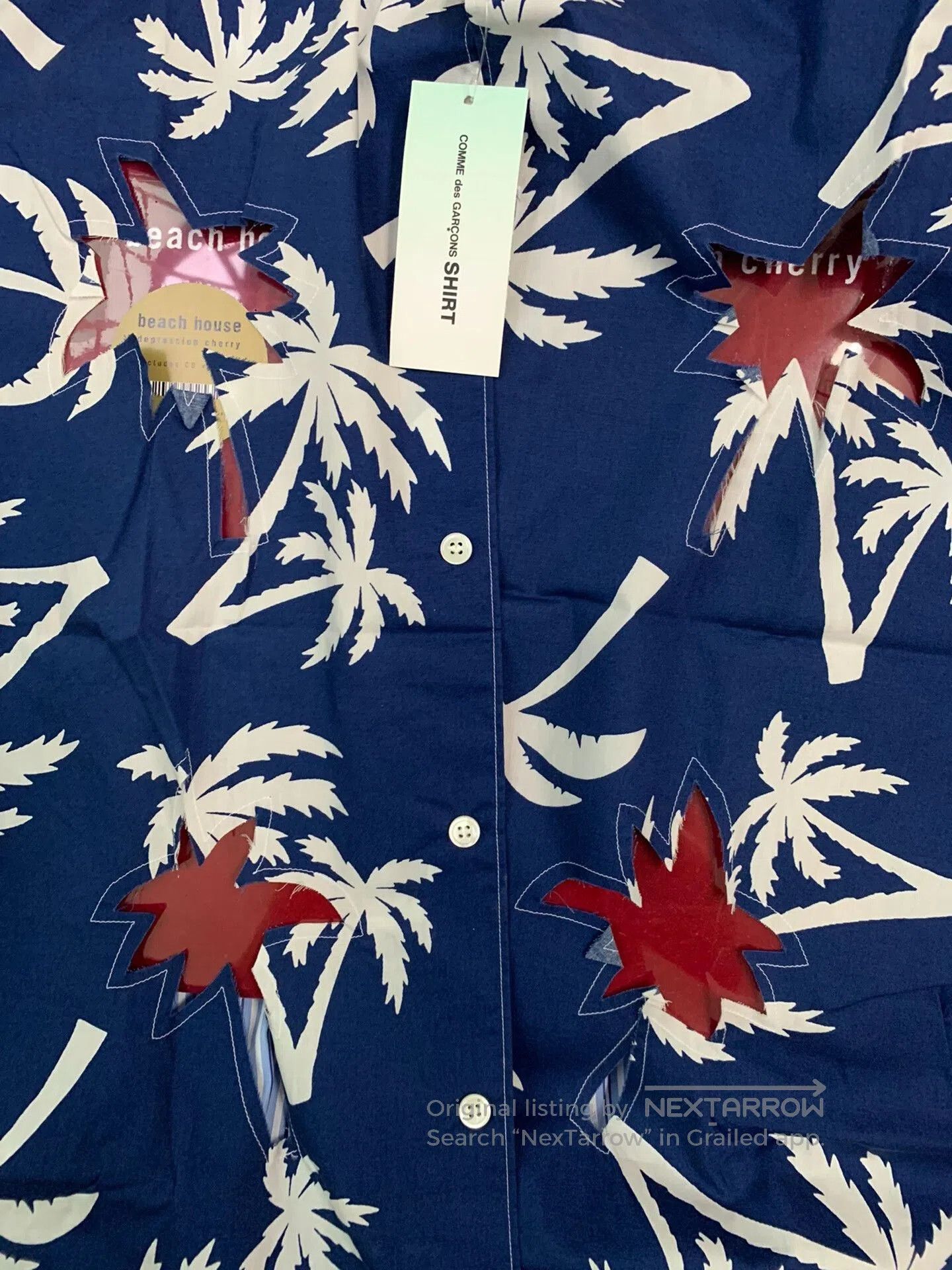 Comme des Garcons SHIRT Comme des Garçons Shirt with Palm Print. Size US M / EU 48-50 / 2 - 3 Thumbnail