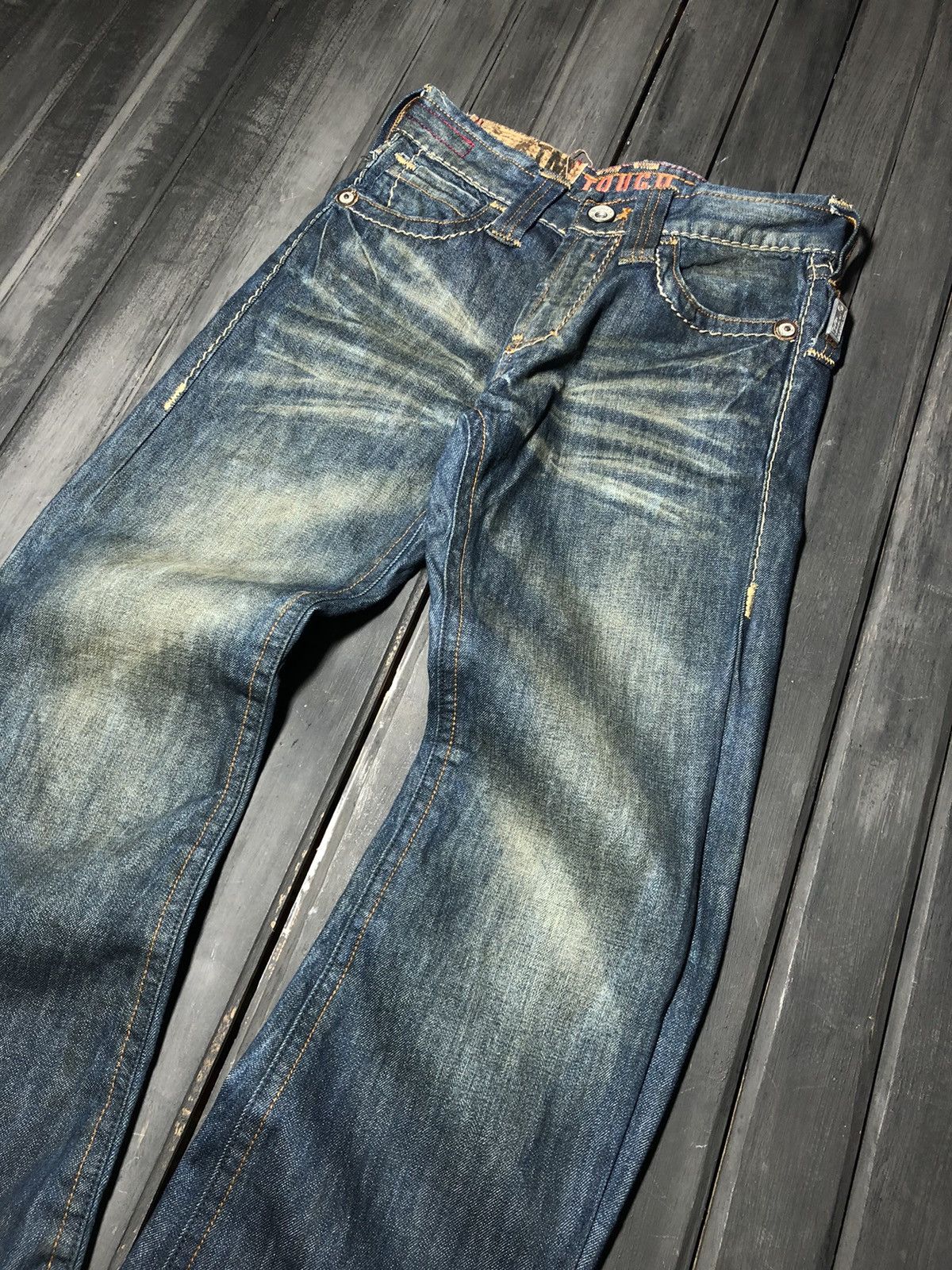 Hysteric Glamour VTG Baggy Rap SK8 JNCO Balenci Style Washed Jeans Y2K Size US 29 - 5 Thumbnail