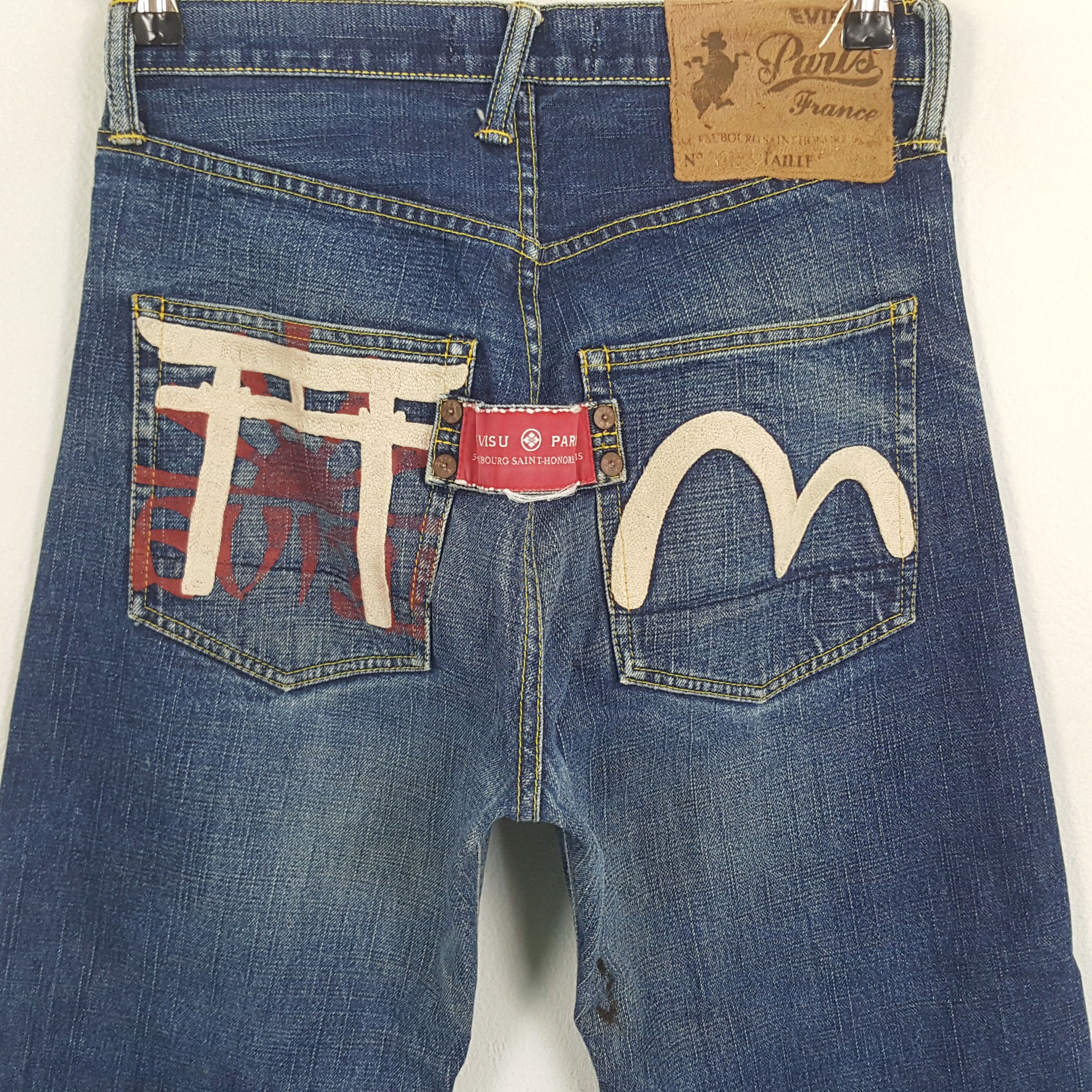 Evisu Vintage Evisu Paris Selvedge Custom Daicock Denim Jeans Size US 28 / EU 44 - 5 Thumbnail