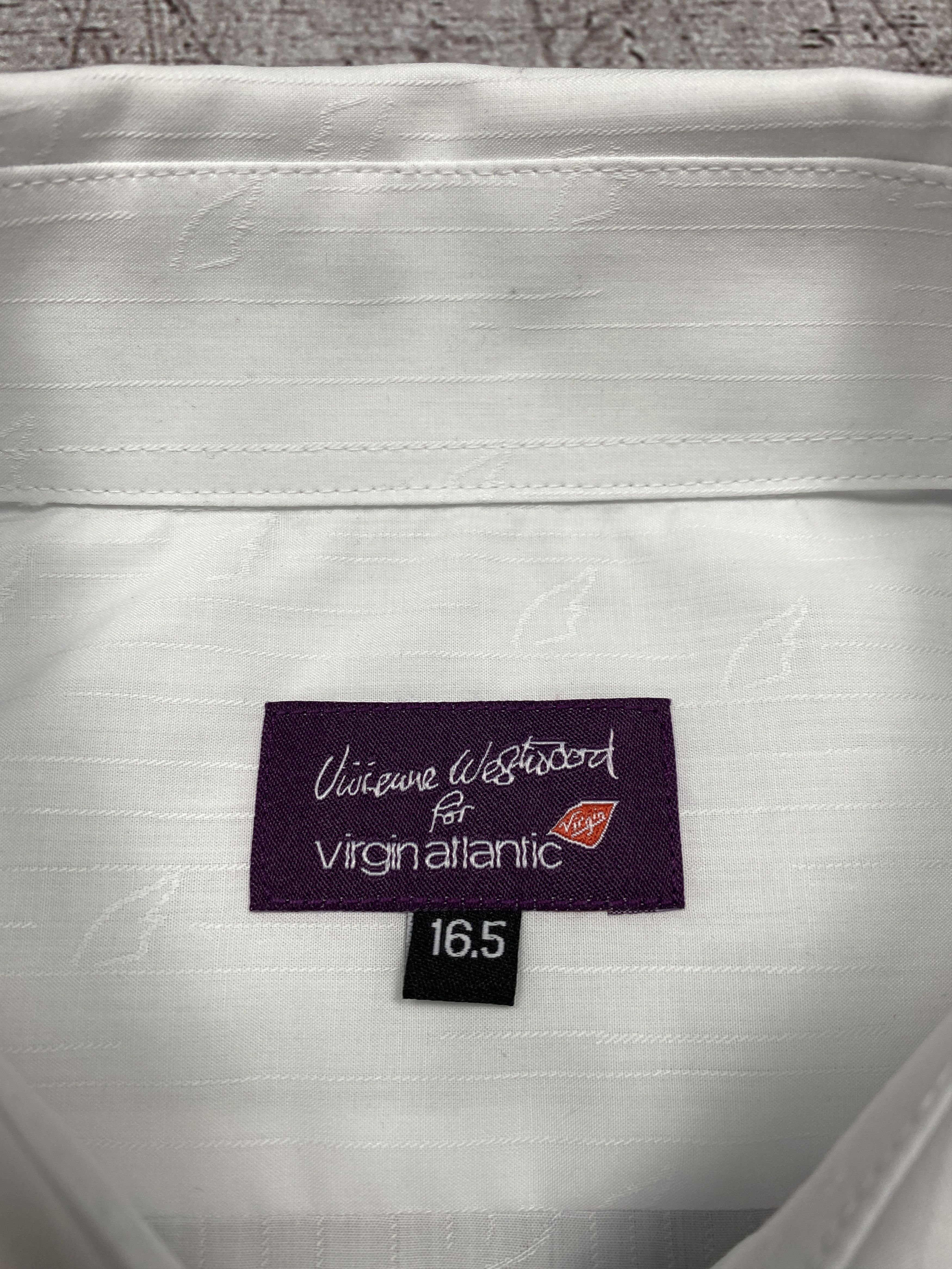 Vivienne Westwood Vivienne Westwood For Virgin Atlantic Mens Long Sleeve Shirt Size US L / EU 52-54 / 3 - 4 Thumbnail