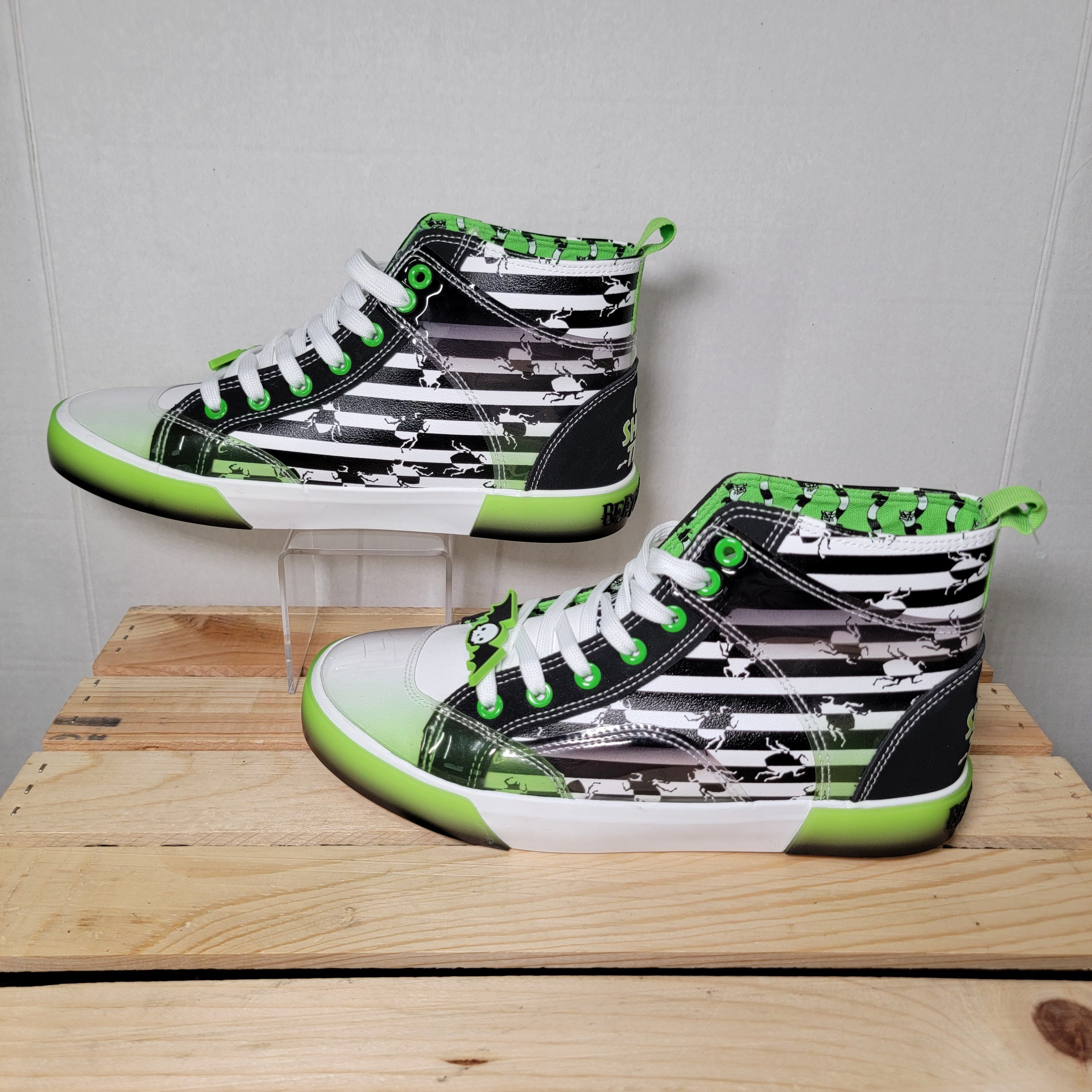 Other Beetlejuice Hi-Top Shoes by Ground Up - Women 8.5 NWOT Size US 8.5 / IT 38.5 - 3 Thumbnail