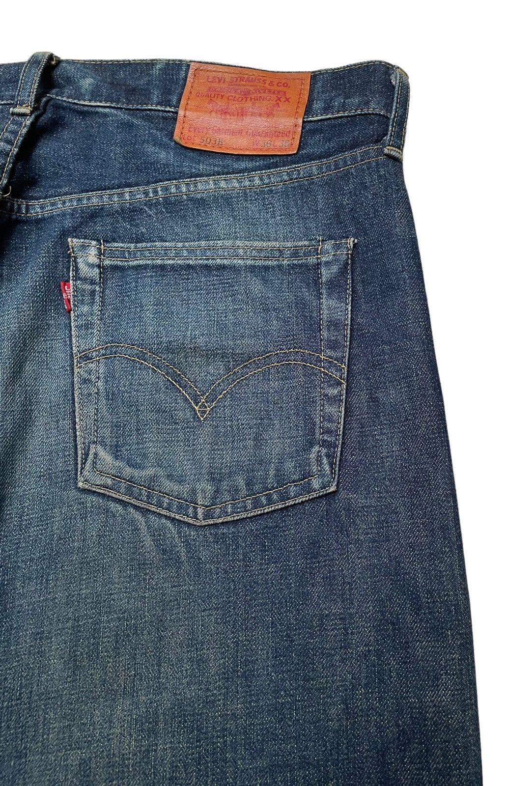 Levi's Vintage Clothing × Vintage Vintage Brand Levi’s 503 Patchwork Jeans 1990s Size US 34 / EU 50 - 7 Thumbnail