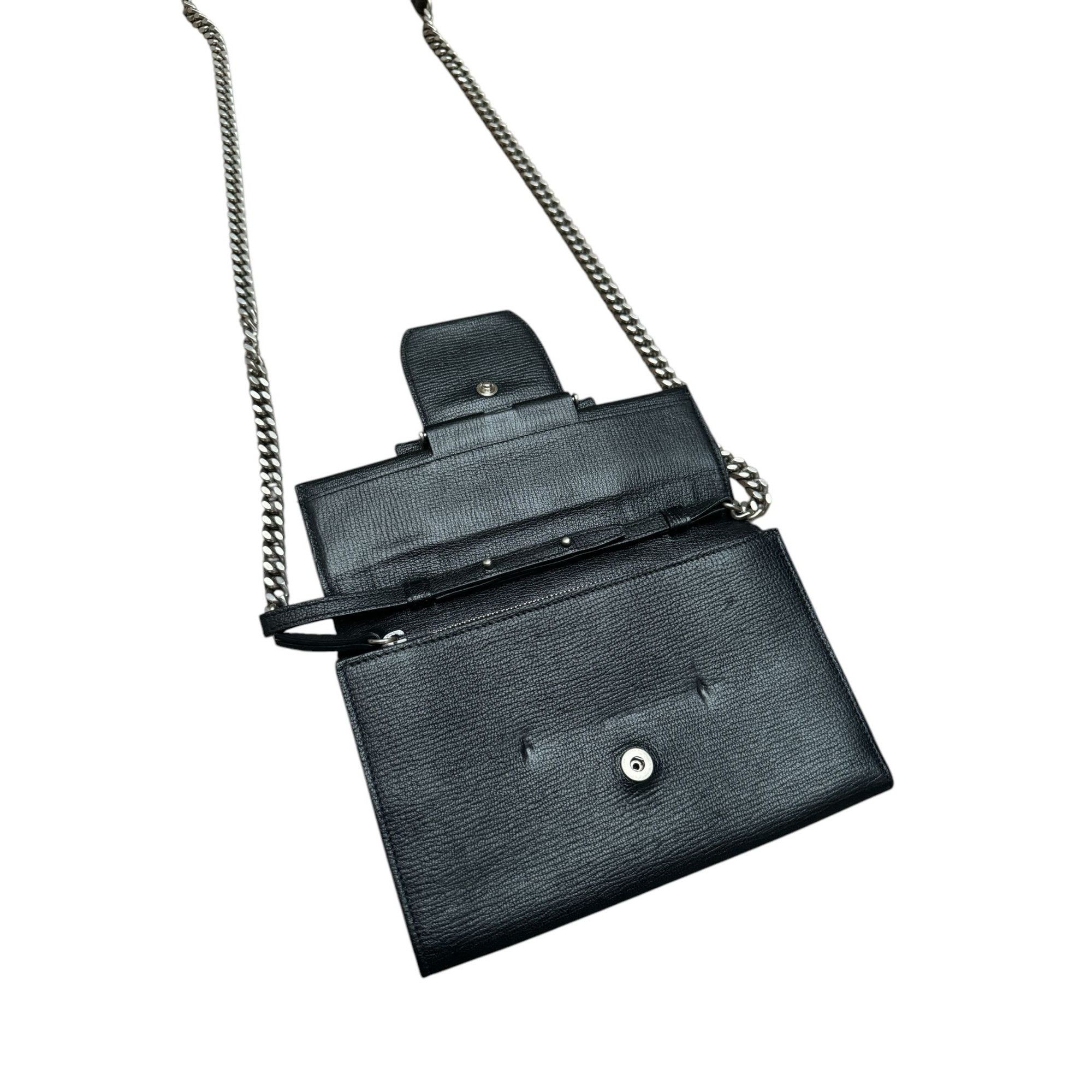Maison Margiela SS 2017 Black Leather Shoulder Small Bag Size ONE SIZE - 5 Thumbnail