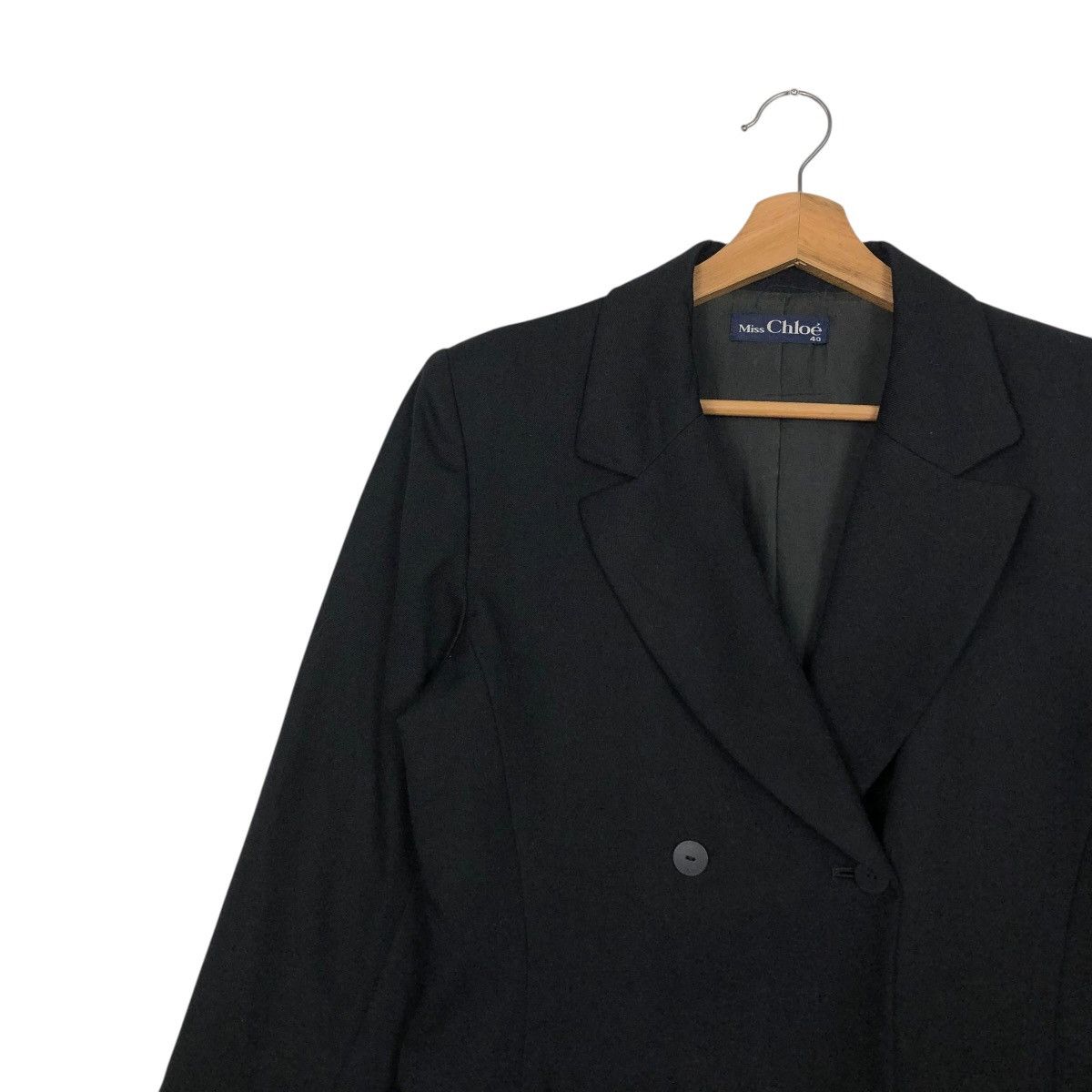 Chloe 🔥VINTAGE LONG COAT DOUBLE BREAST MISS CHLOE Size S / US 4 / IT 40 - 10 Thumbnail