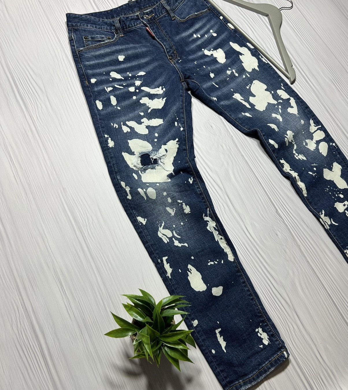 Dsquared2 Dsquared2 Acid Wash Denim Pants Size 32 Made In Italy Size US 32 / EU 48 - 3 Thumbnail