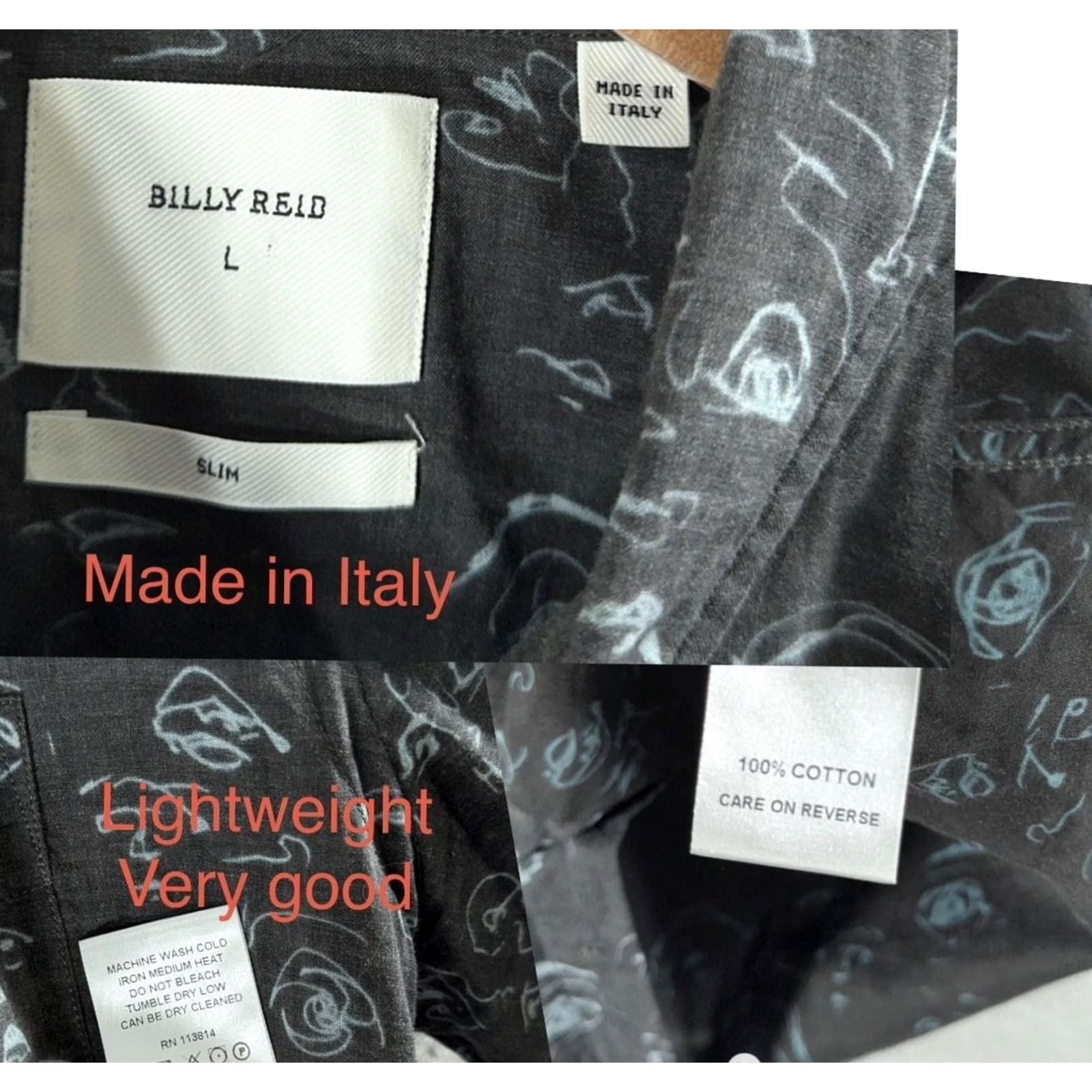Billy Reid VINTAGE? No. Size US L / EU 52-54 / 3 - 2 Thumbnail