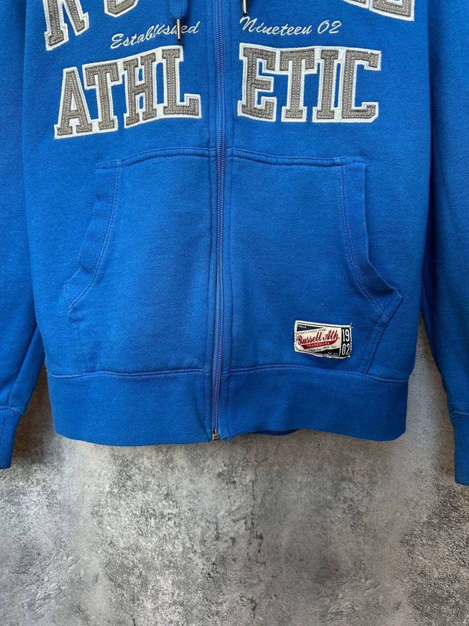 Russell Athletic Russell Athletic Full Zip Hoodie Vintage Sunfaded Rich USA Size US M / EU 48-50 / 2 - 8 Thumbnail