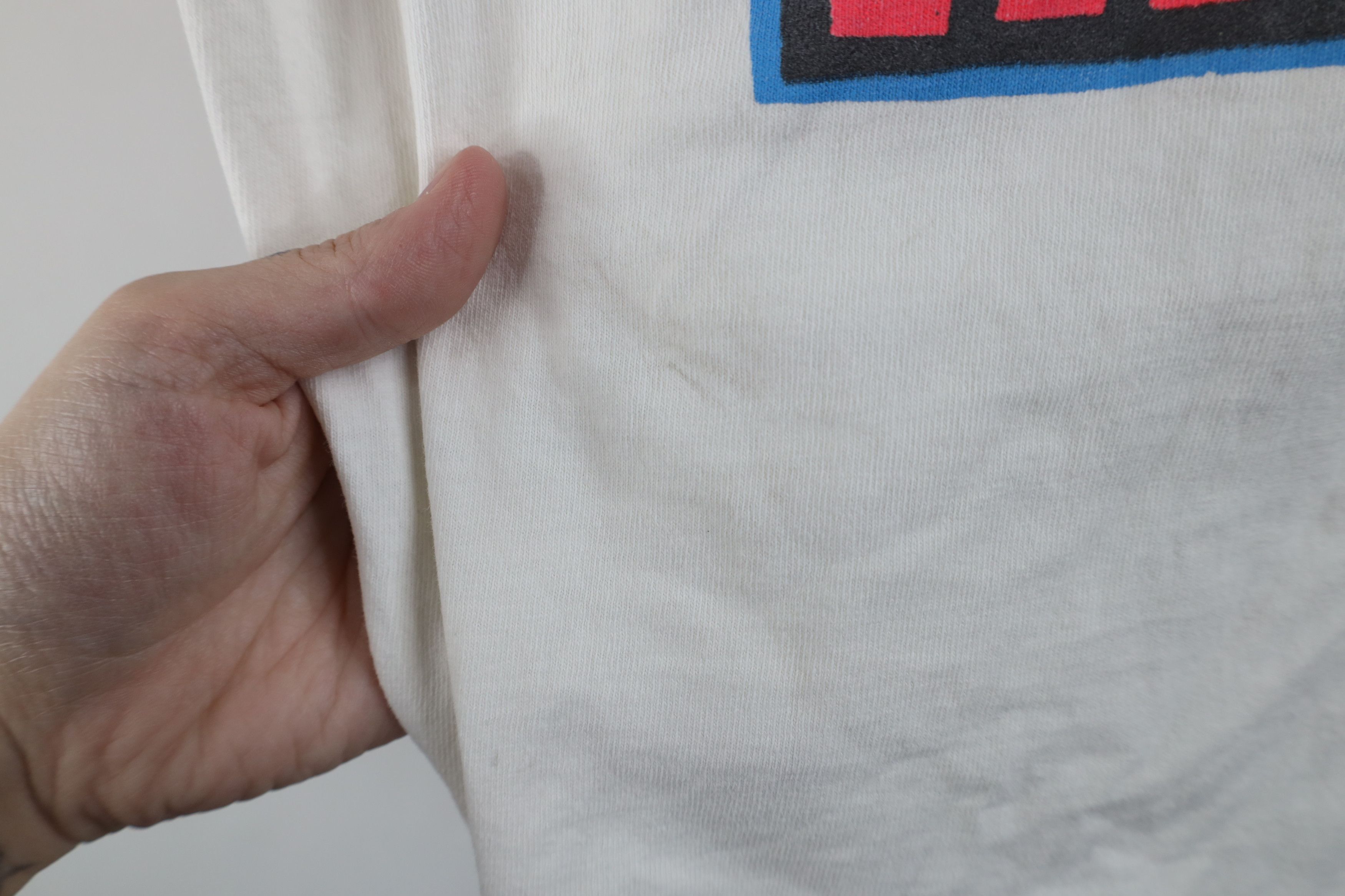 Ocean Pacific × Vintage Vintage 90s Ocean Pacific Spell Out Surfing T-Shirt USA Size US M / EU 48-50 / 2 - 14 Thumbnail