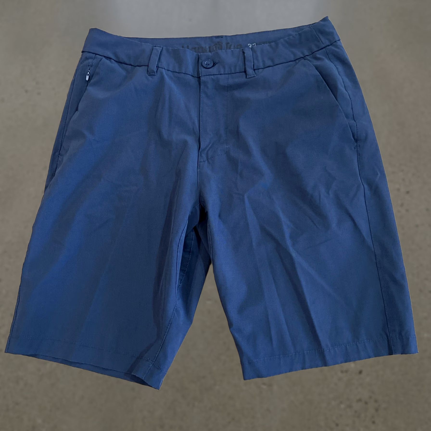 Hang Ten Hang Ten Shorts Men Size 32 Blue Board Shorts Drawstring Polyester Blend, Quick Dry, Pockets, Logo, Zipper, Casual Beach Outdoor, Regular Mens Size US 32 / EU 48 - 1 Thumbnail