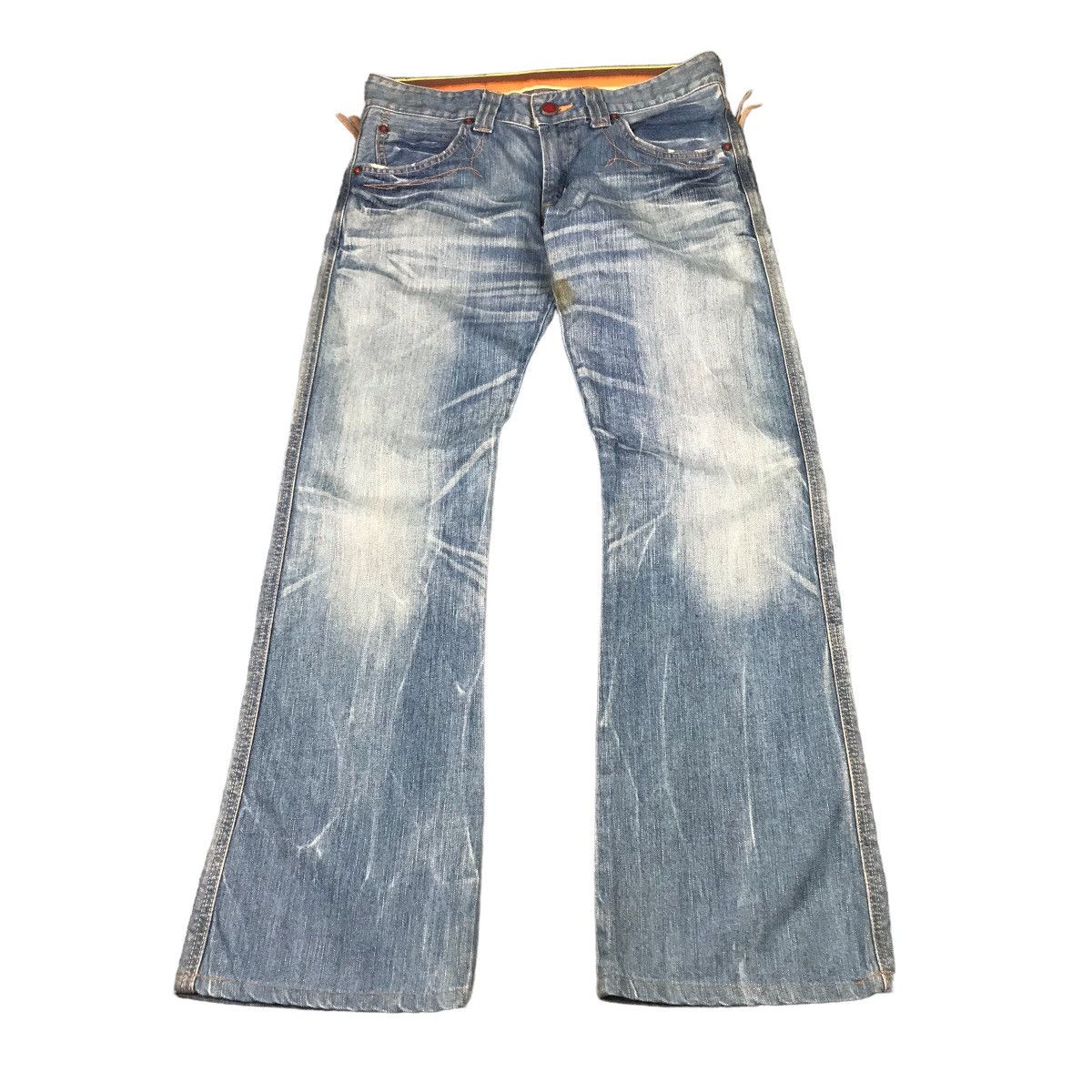 Edwin × Japanese Brand BLUE TRIP EDWIN 503 BOOTCUT FLARE JEANS DENIM PANTS 132 Size US 30 / EU 46 - 1 Thumbnail